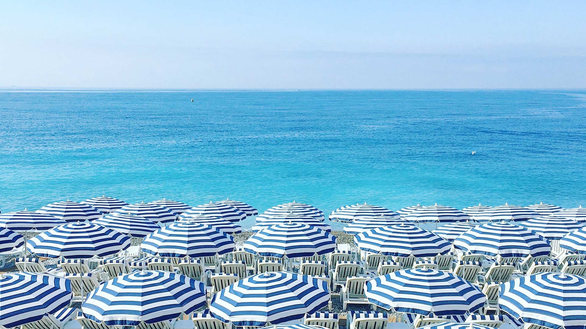 sur, une, plage