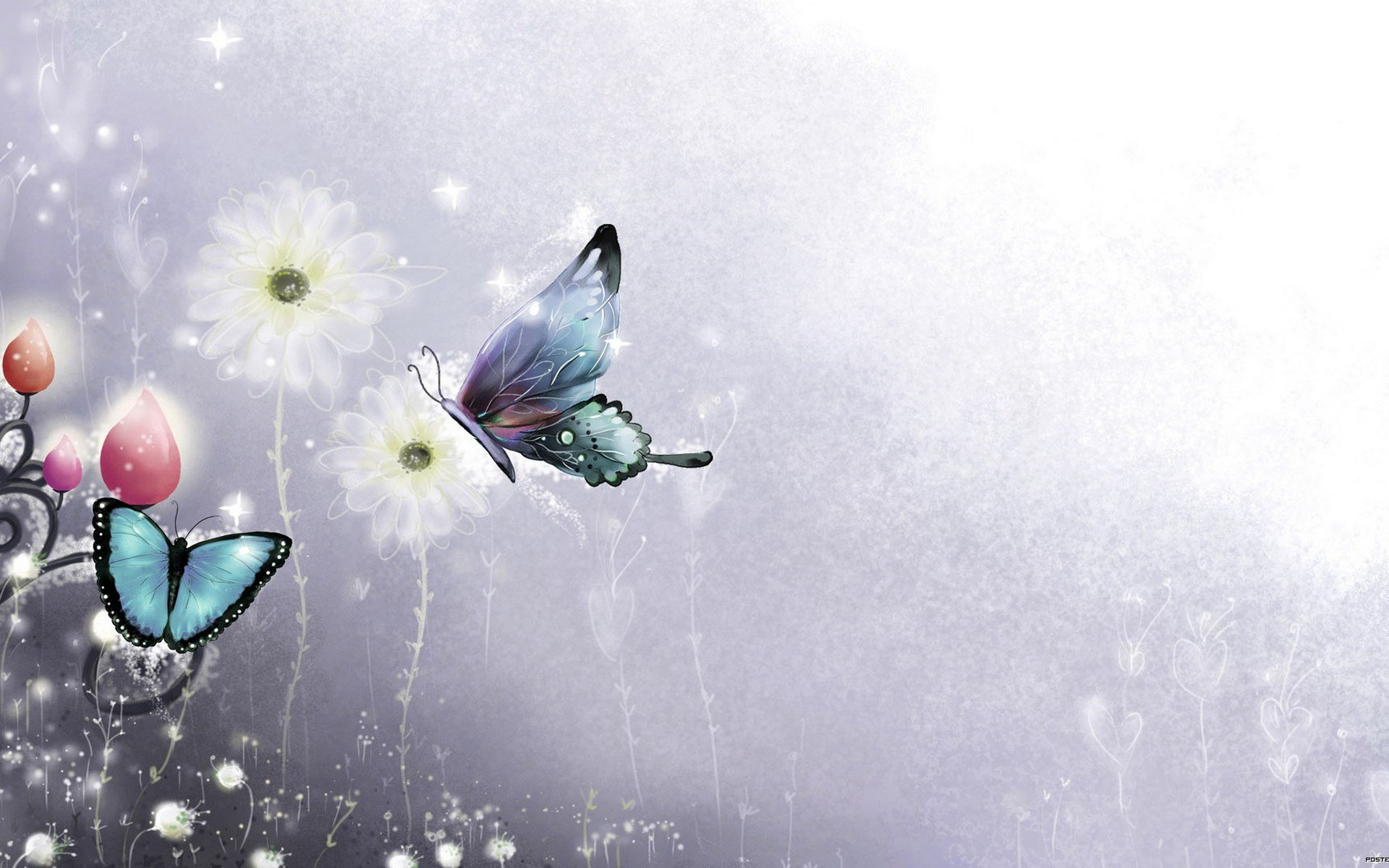butterfly, закладки
