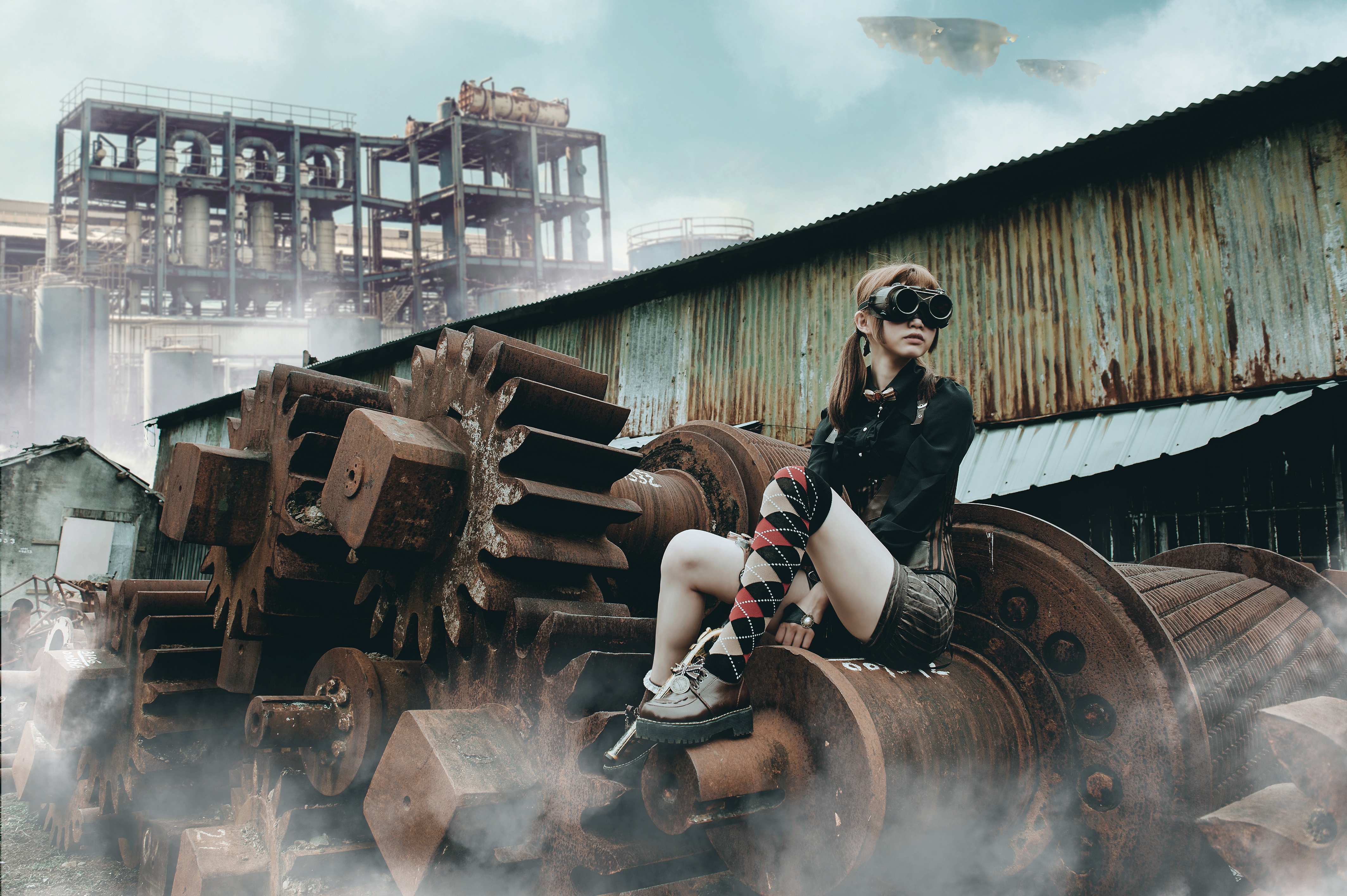 стиль, панк, лес