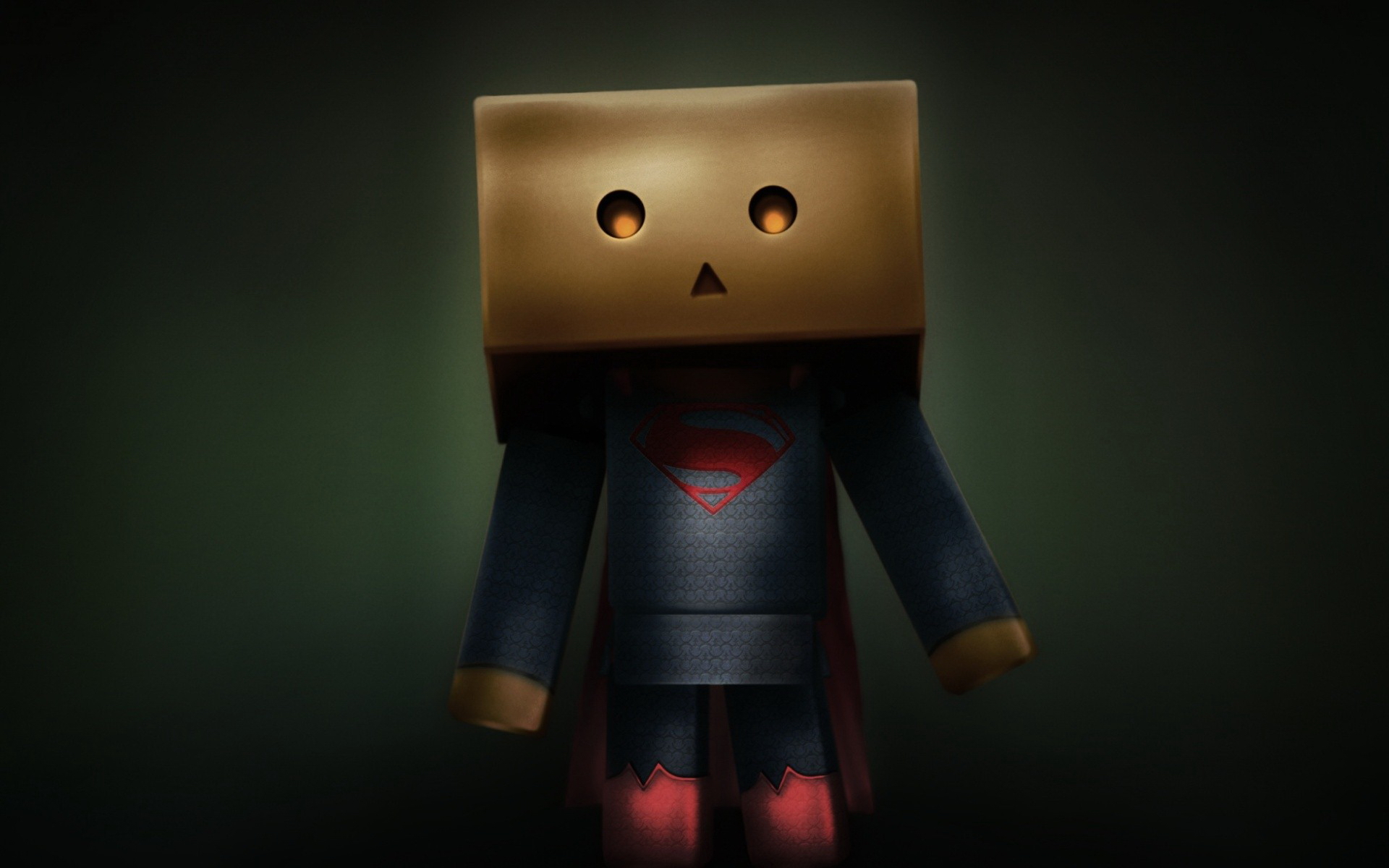 danbo, box, superman