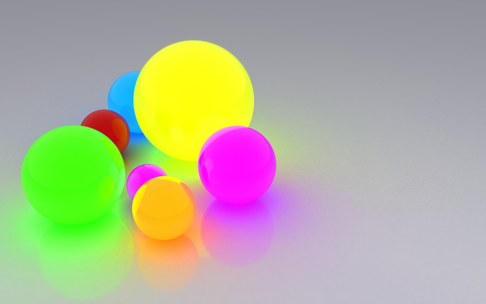 Цветные шары 3d без смс