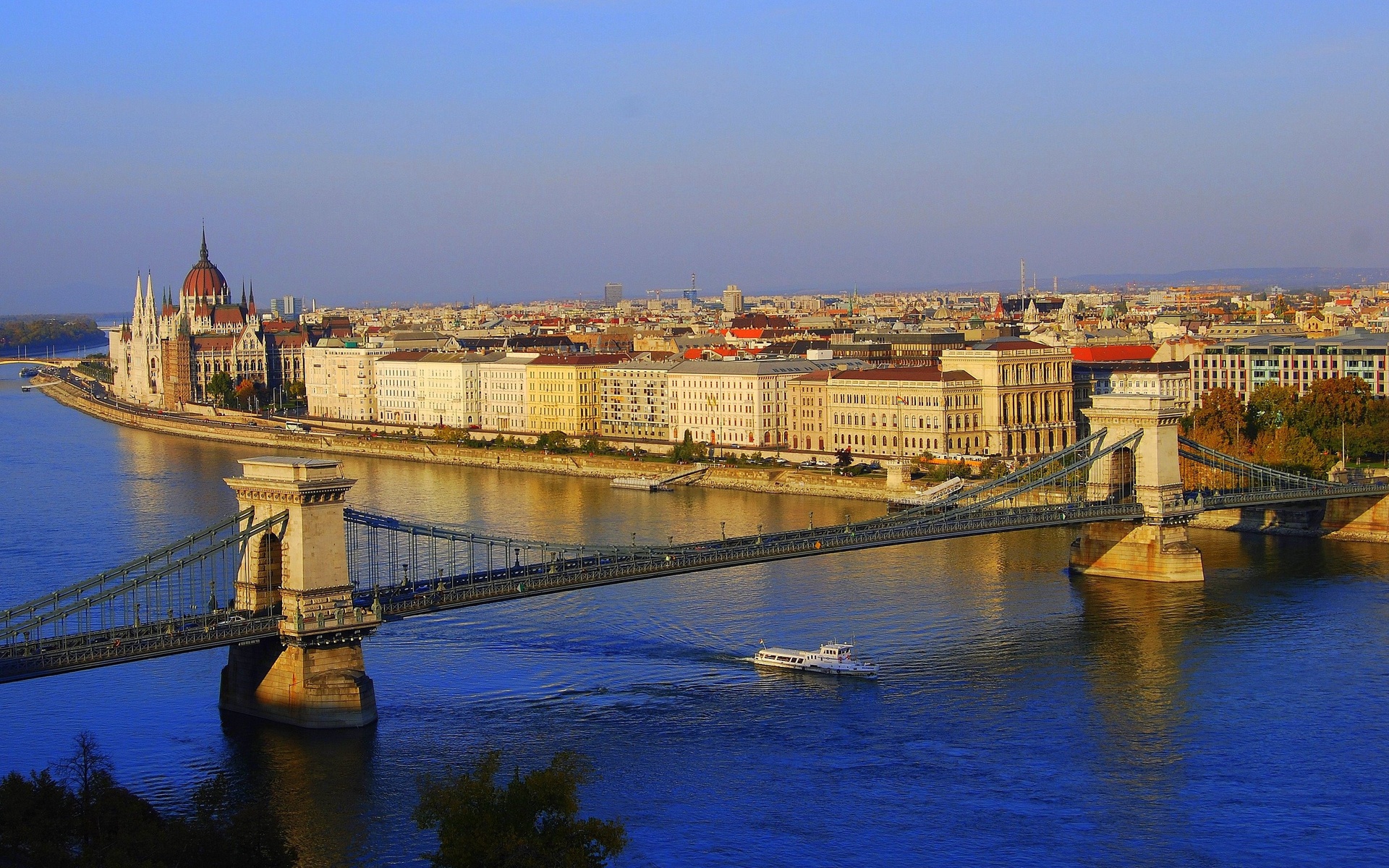 budapest, цепь, мост