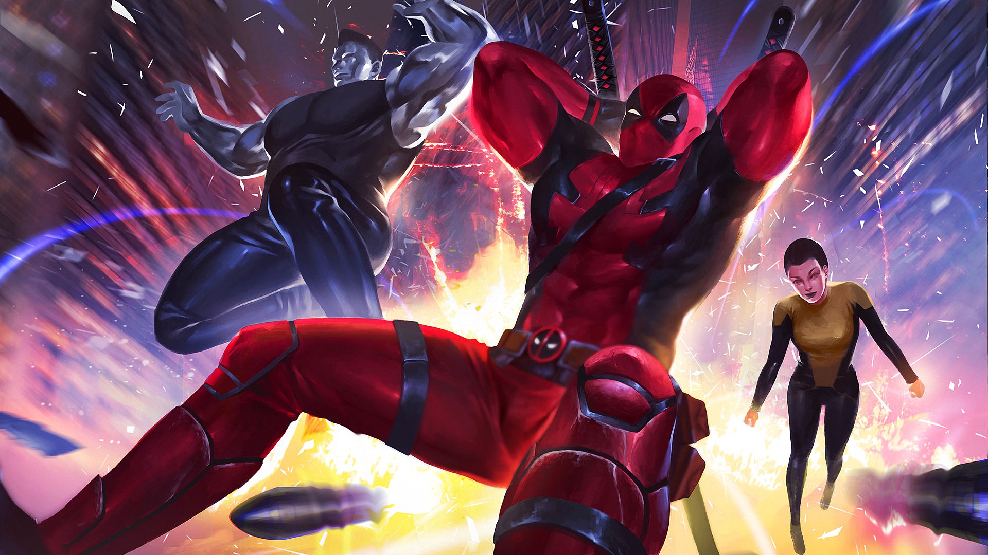 deadpool, colossus