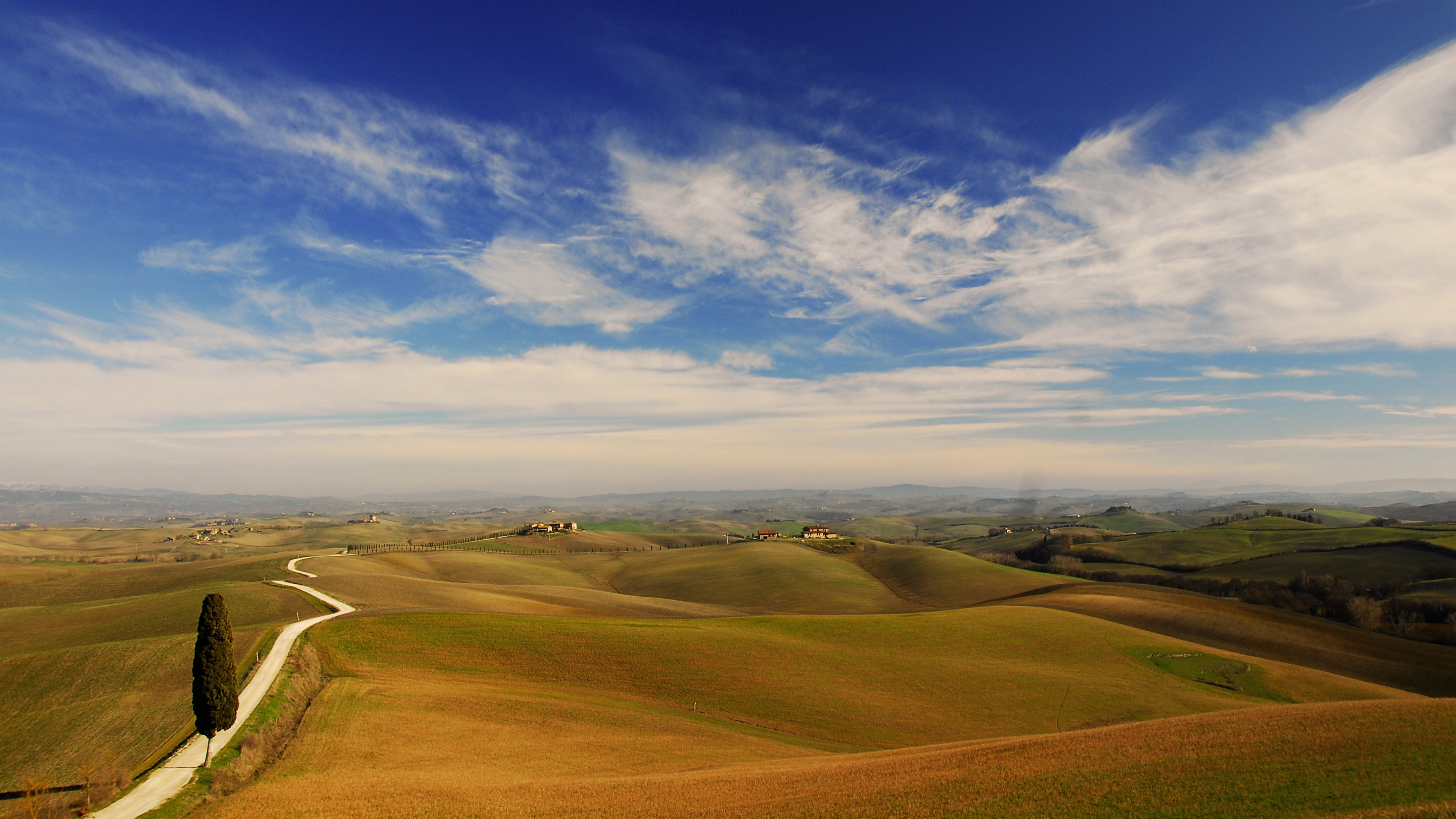 tuscany, wiele, пейзаж
