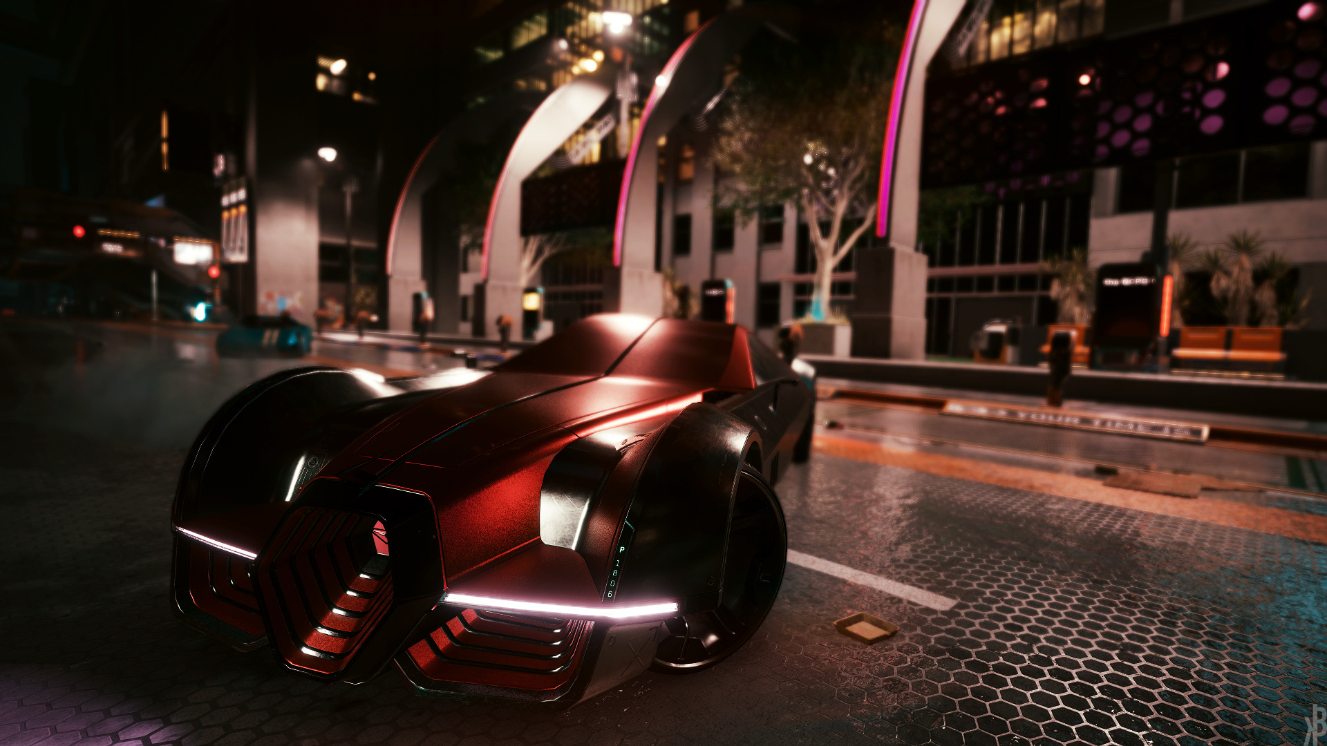 фон, киберпанк