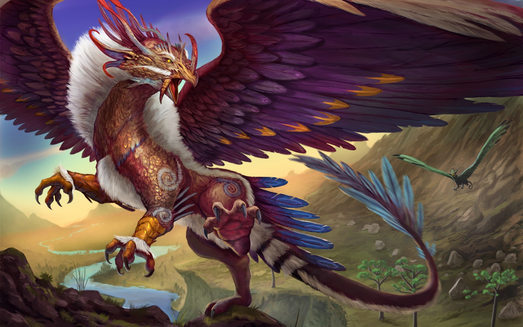 рабочий стол, гриффин, когтя