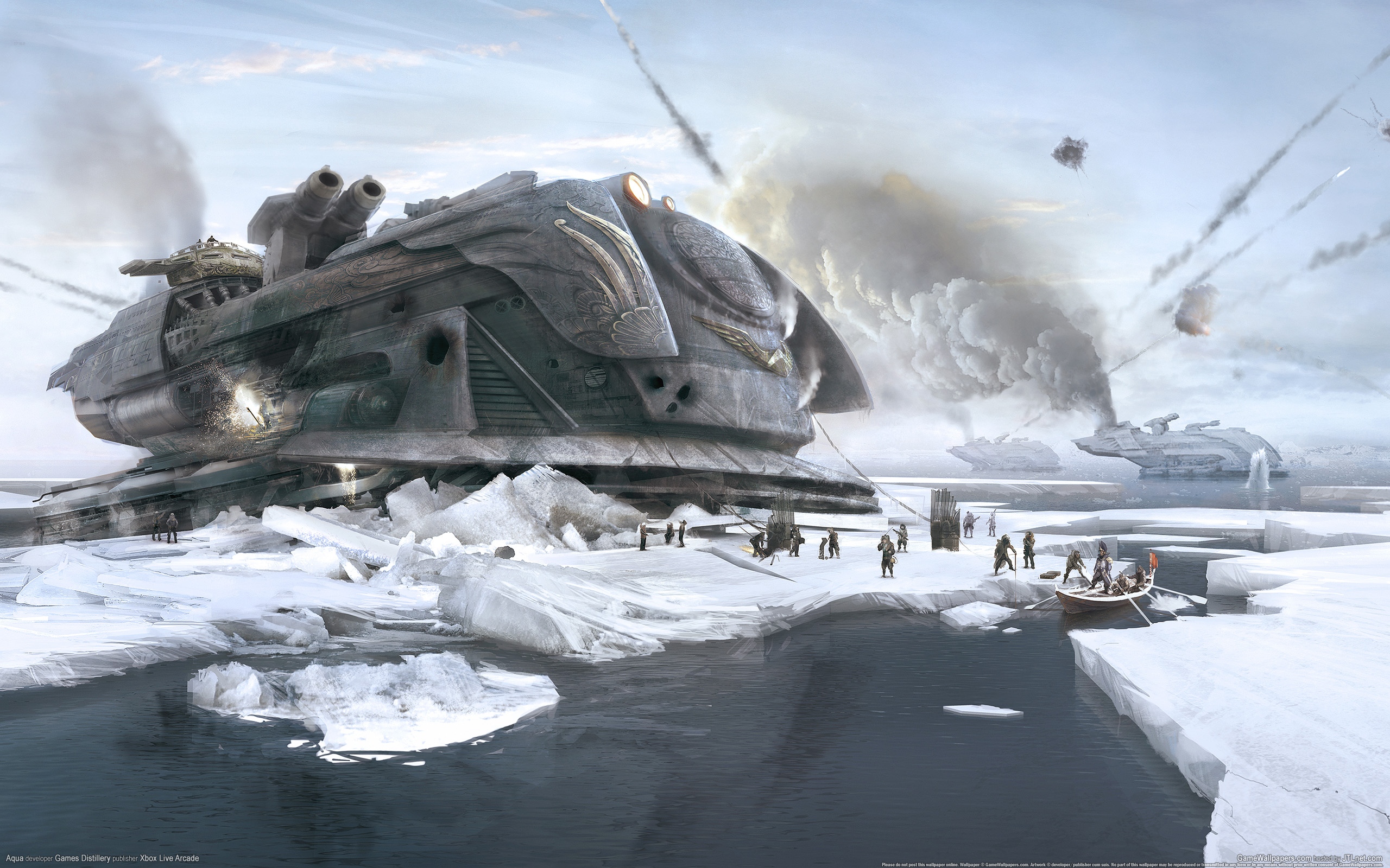 корабль, море, телефон