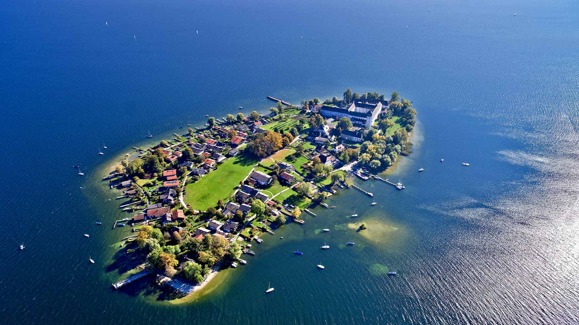 остров, германия, бавария