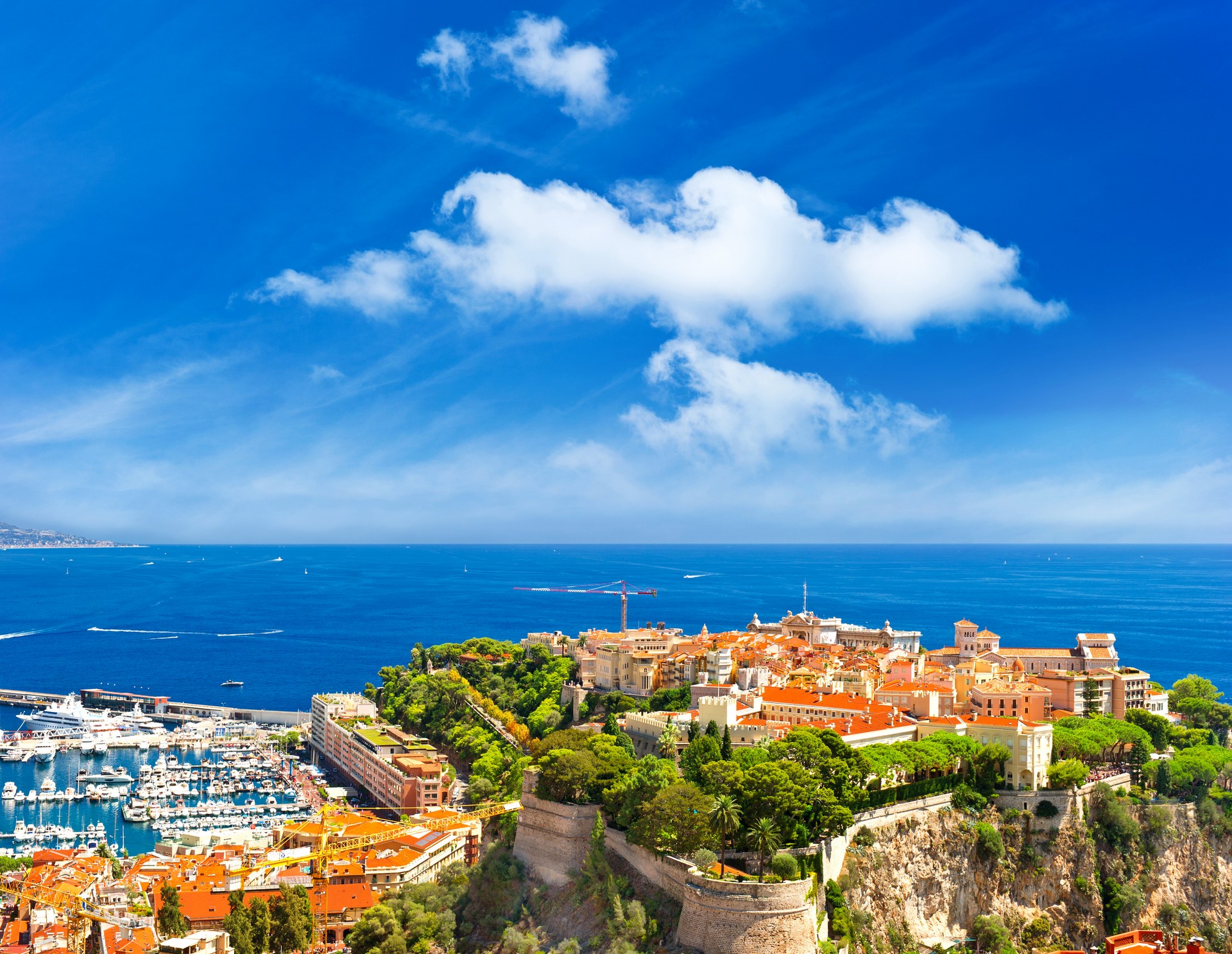 monaco, пляж, mocah