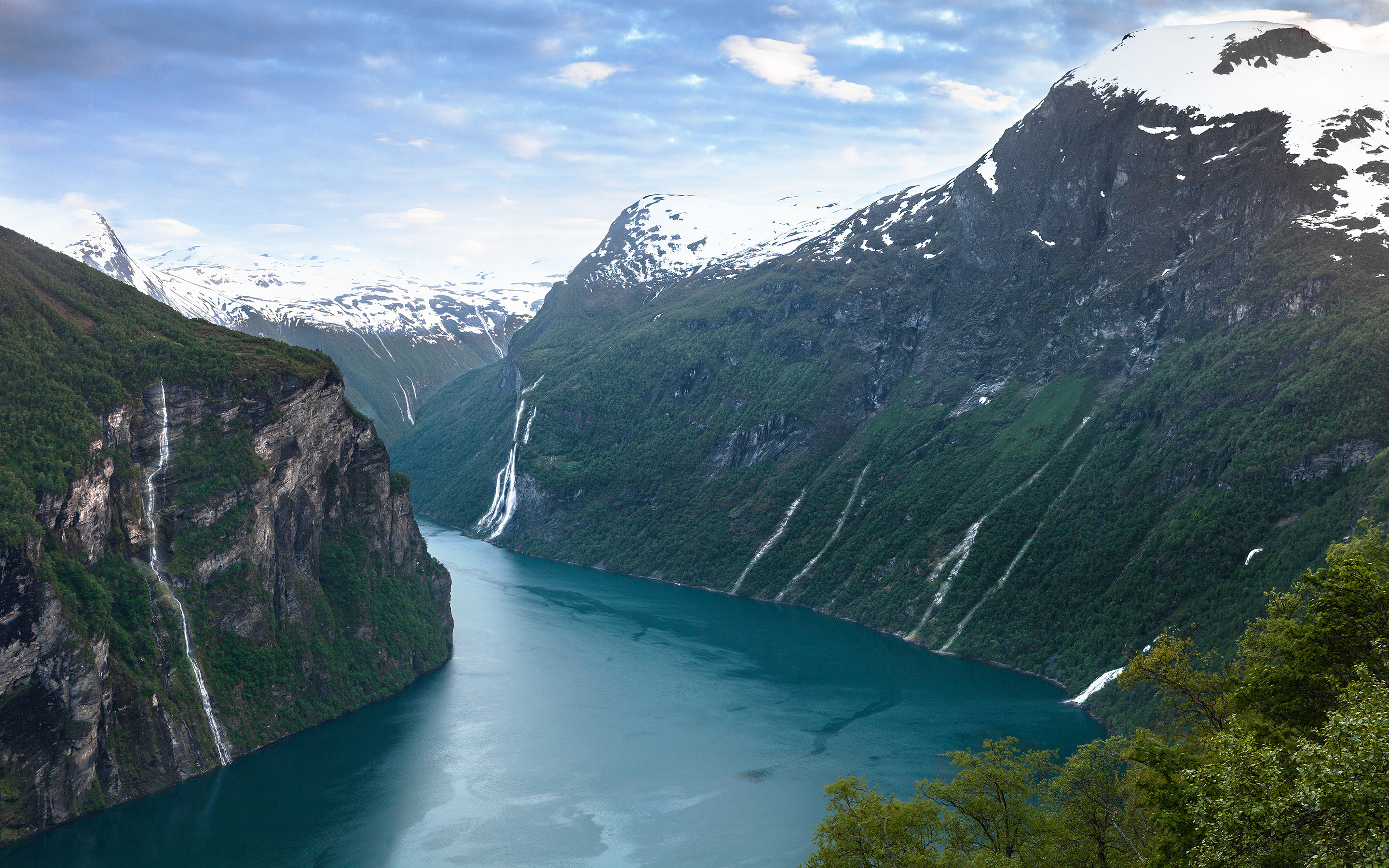 geiranger, норвегия, фьорд