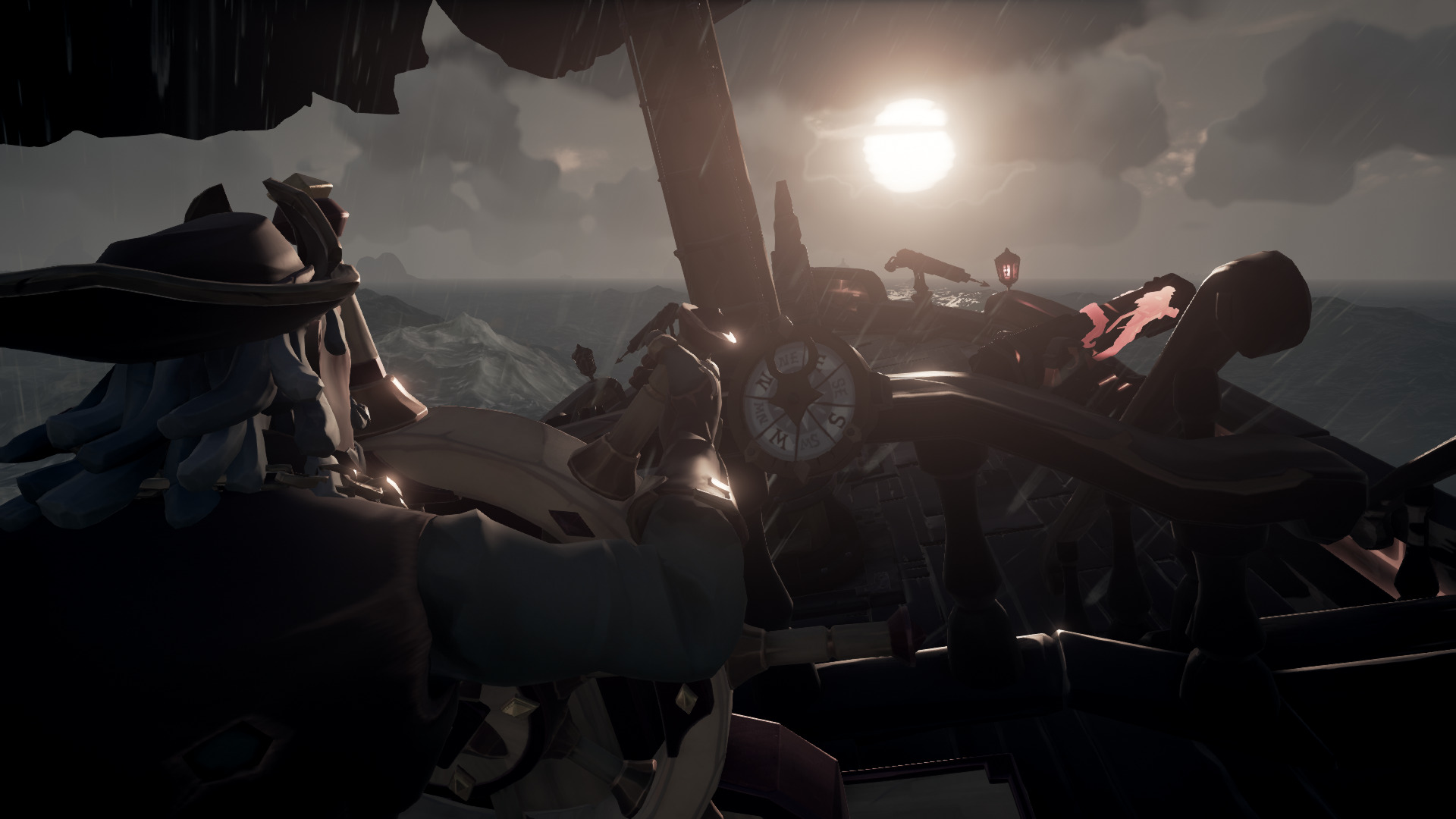 тиве, море, буря