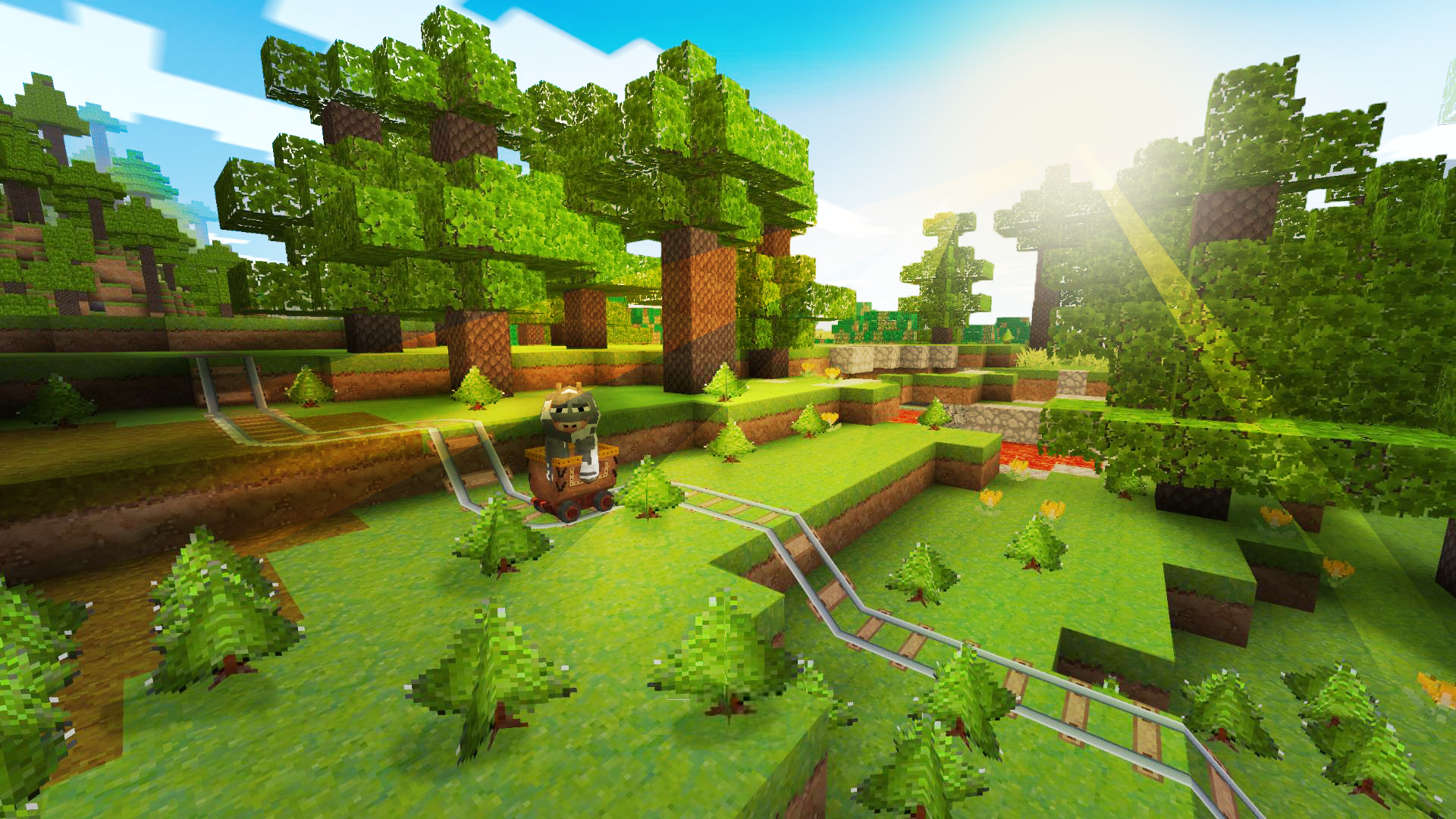 game, pixel, landscape