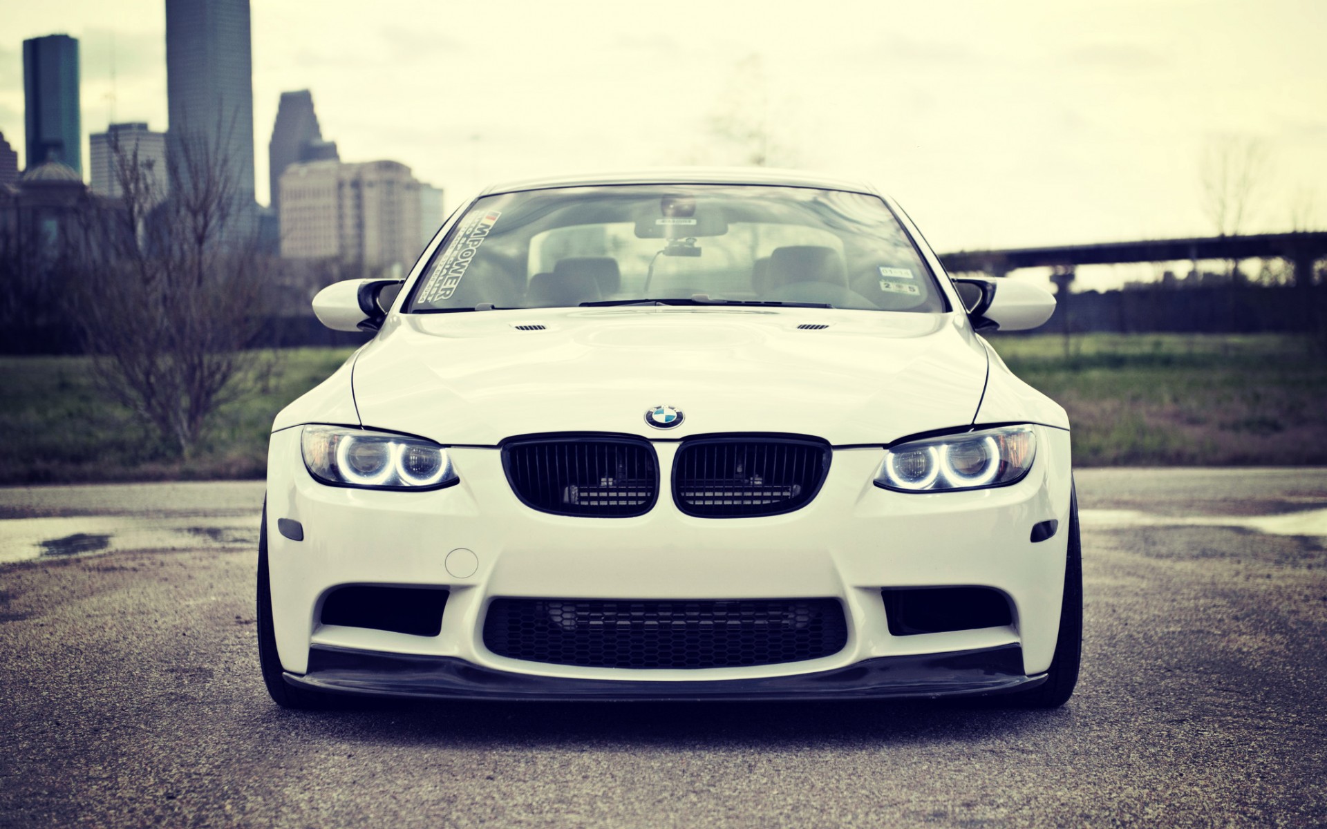 bmw, бмв, белый цвет No 76552 Разрешение 1920x1200
