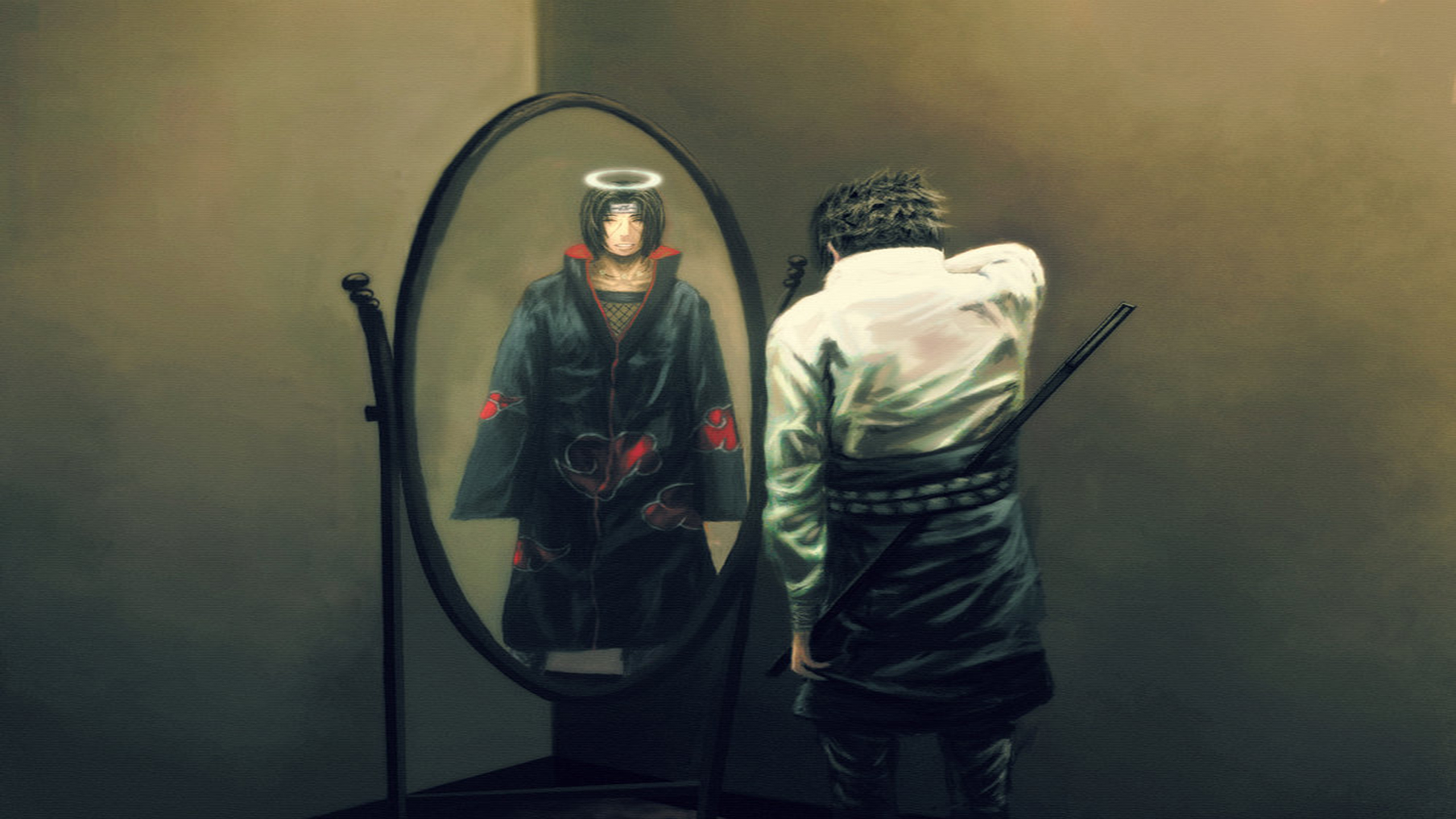 саске, зеркало