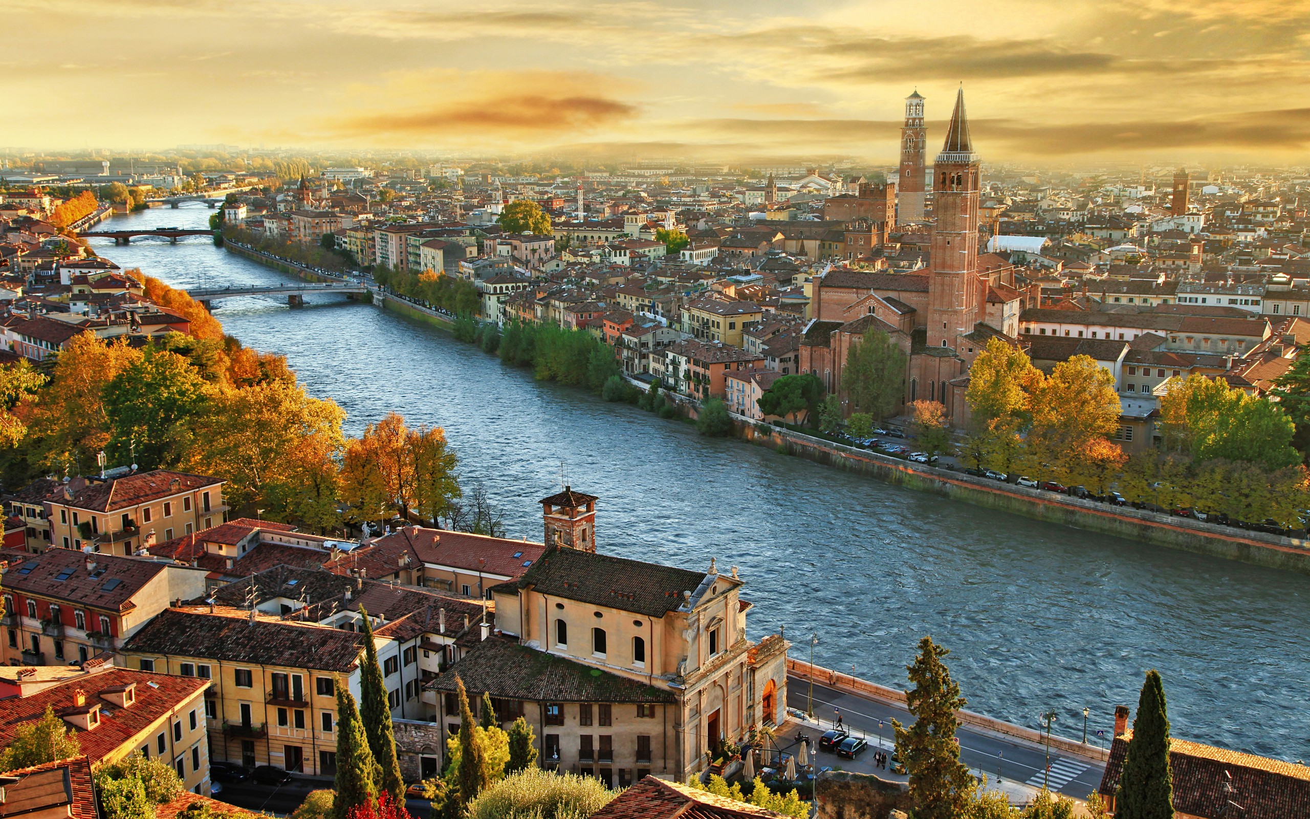 verona, milan, фотообои