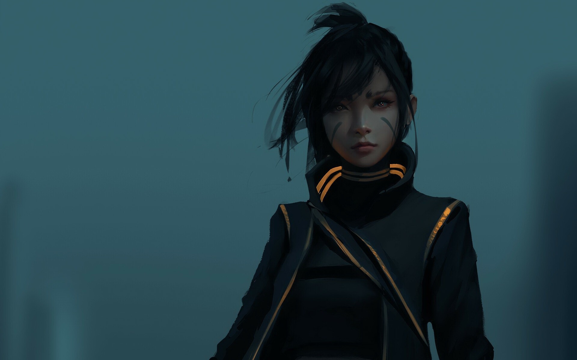 portrait, chill, дракон