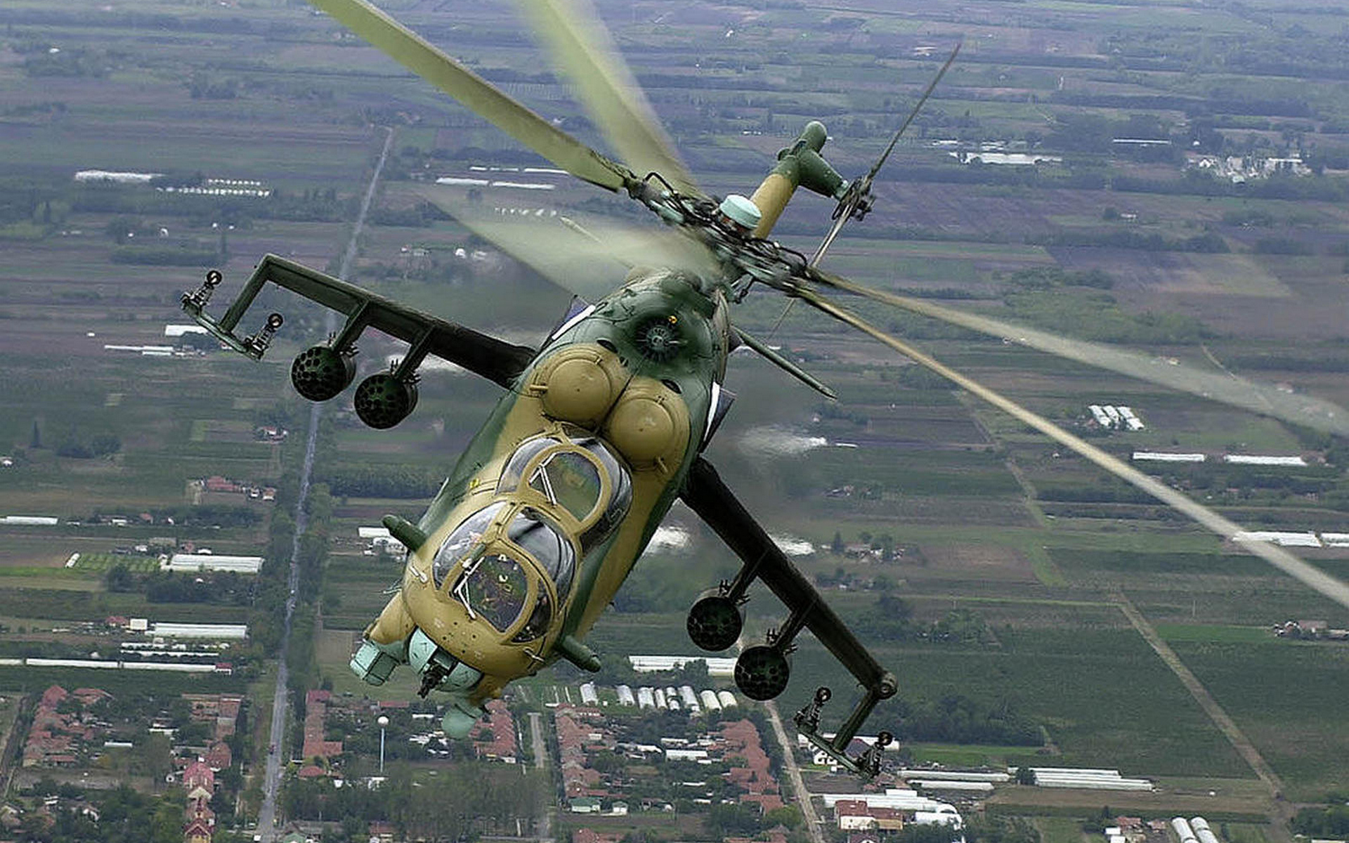 верталет в палете