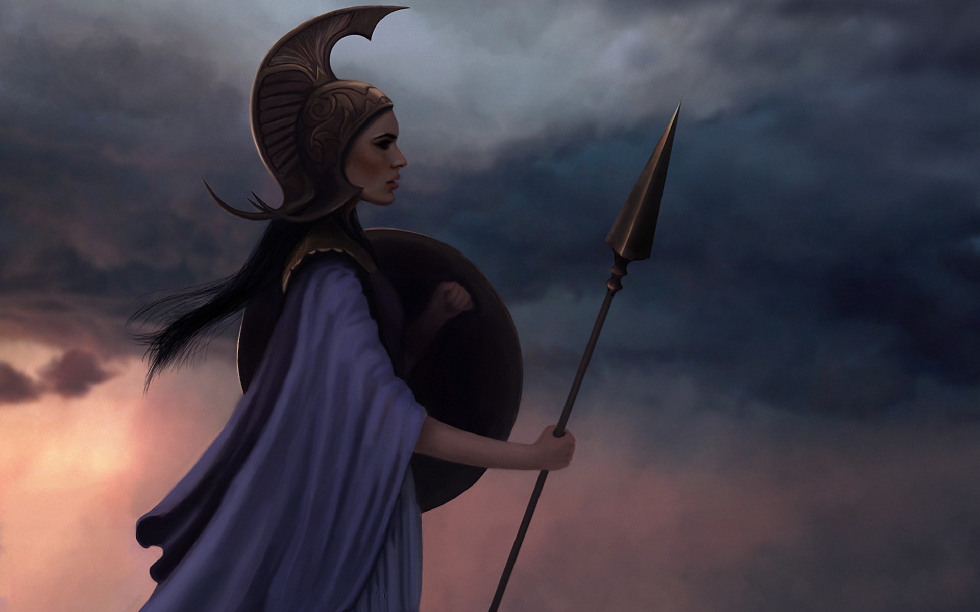 athena, греческое, богиня