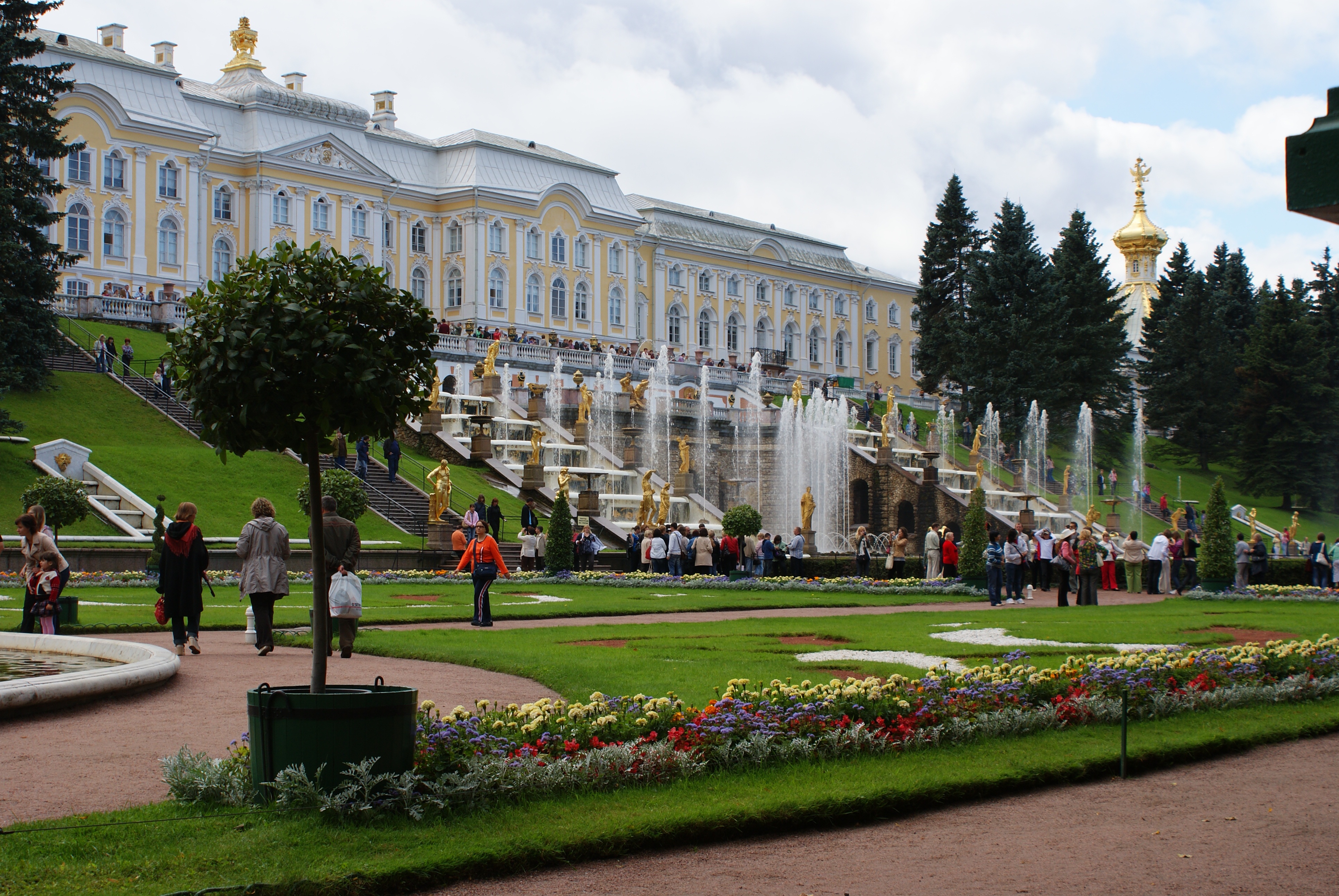дворец, петергоф, россия