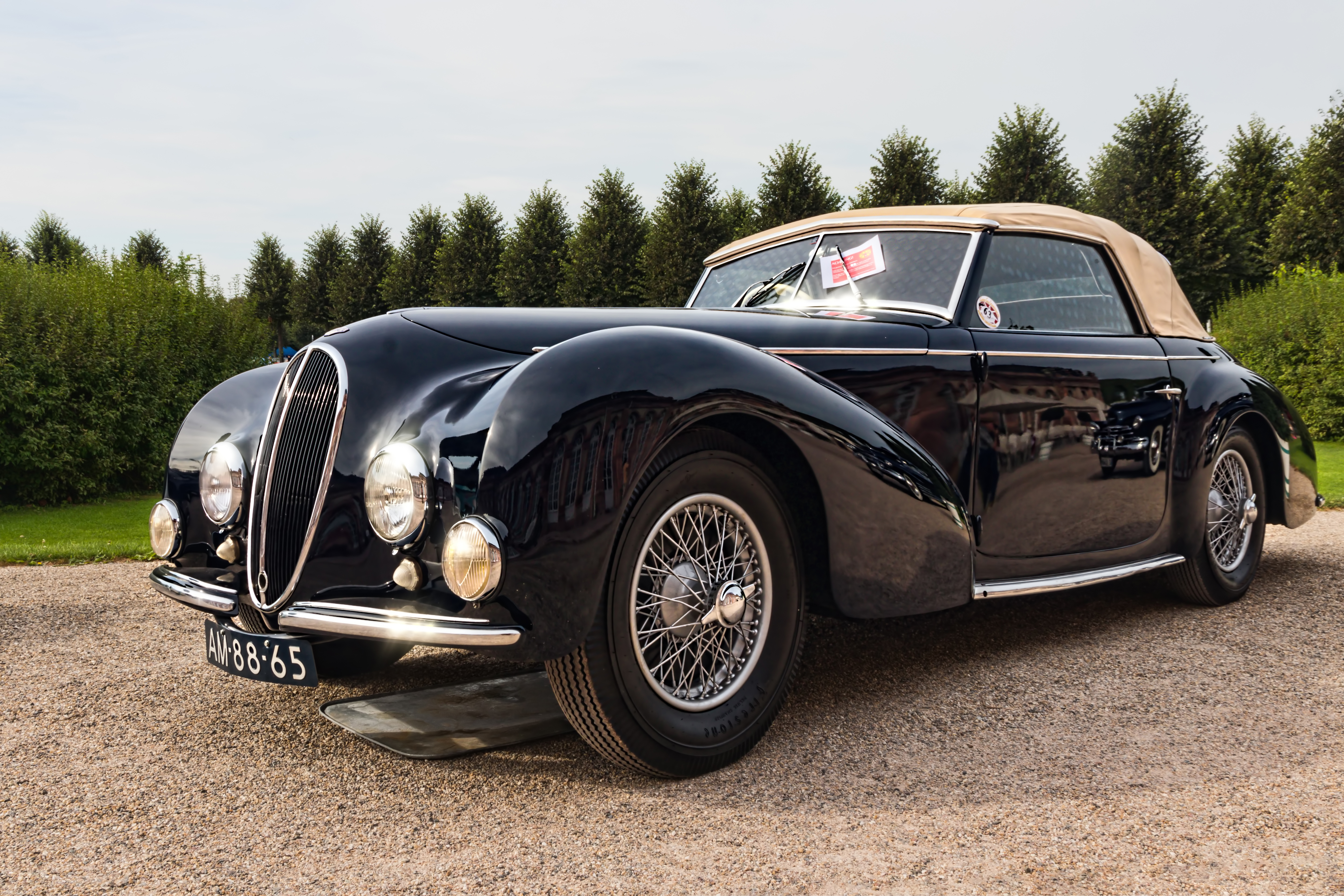 delahaye, antique, car