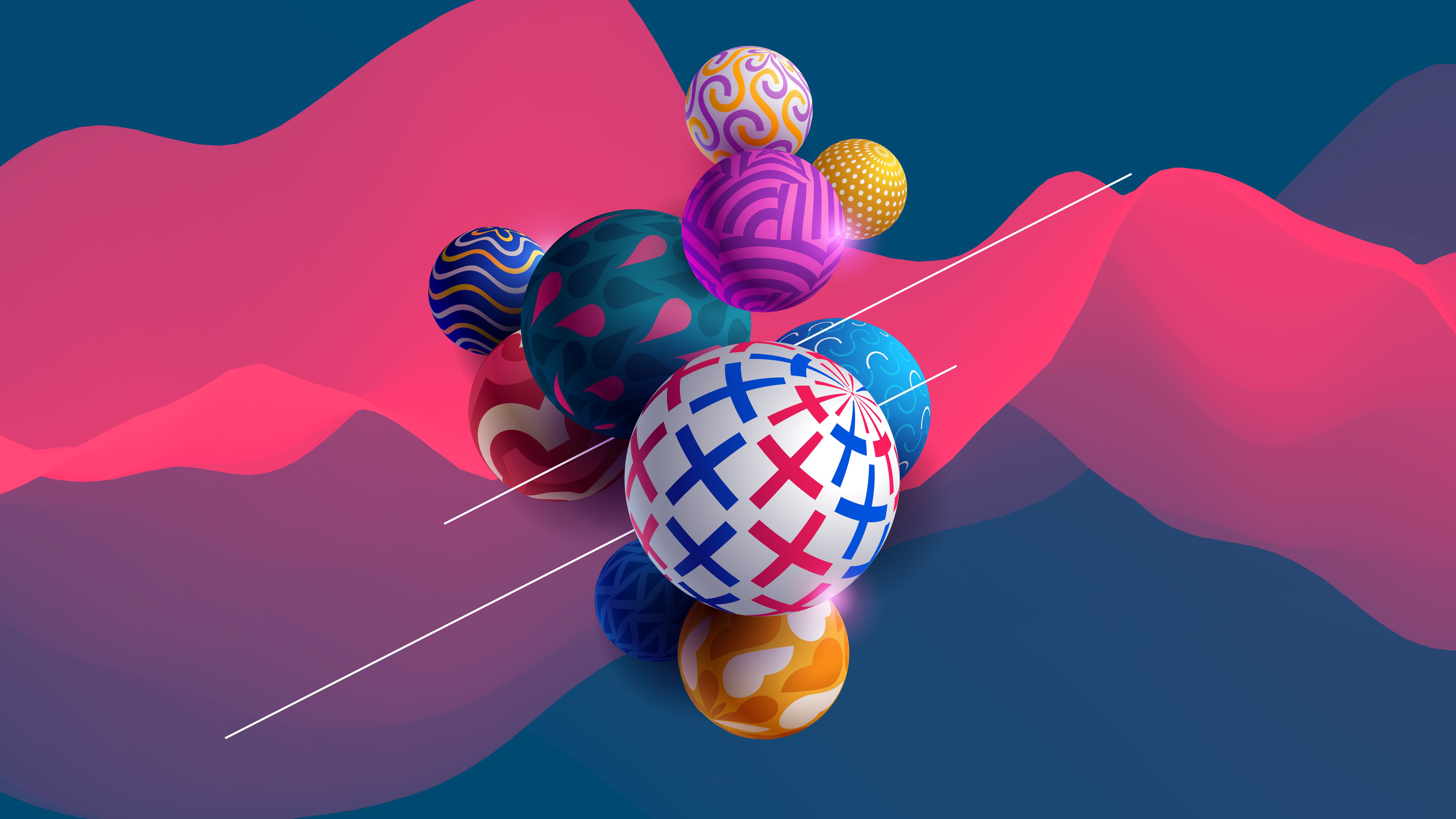 3 d balls. Абстракция. Креативные обои на рабочий стол. 3д обои на рабочий стол. Абстракция игры.