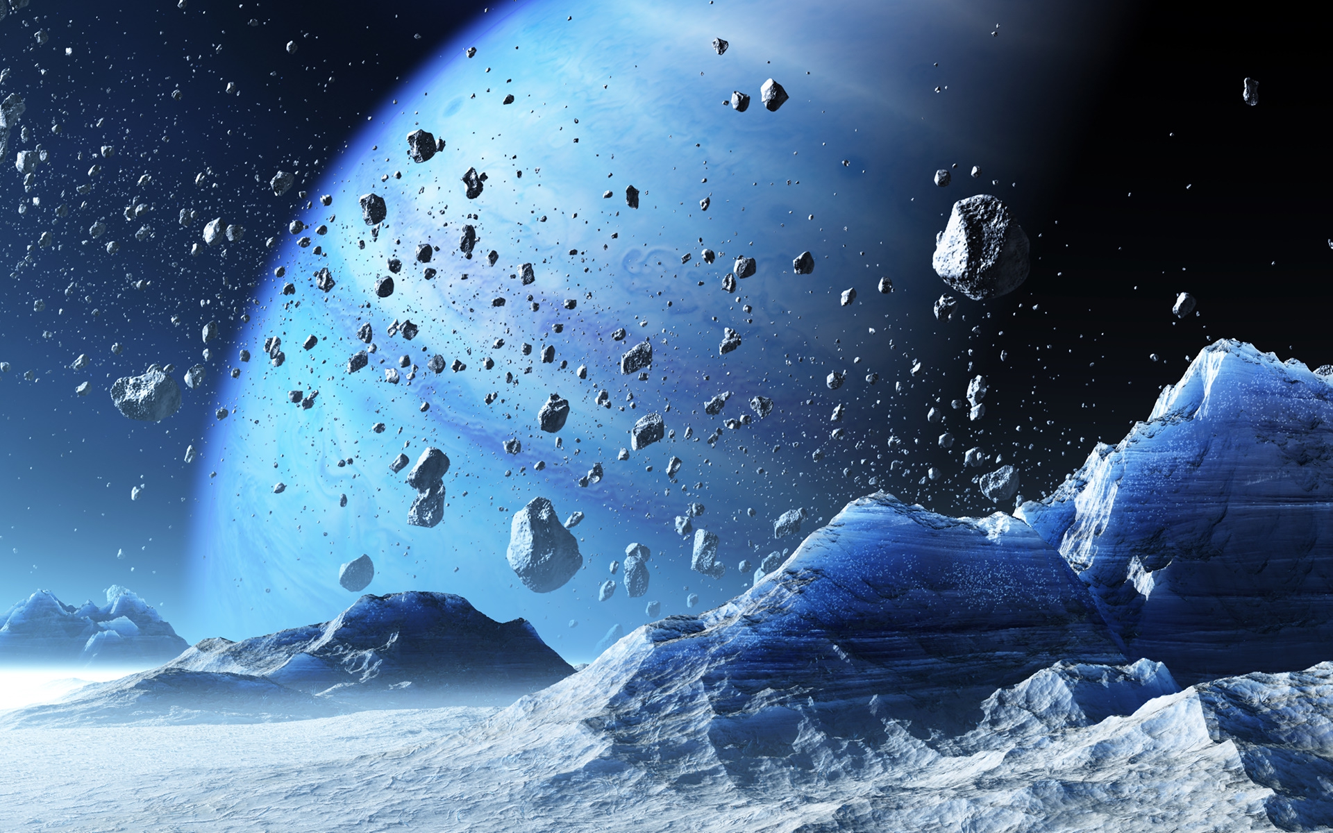 uran, planet, vodovoz