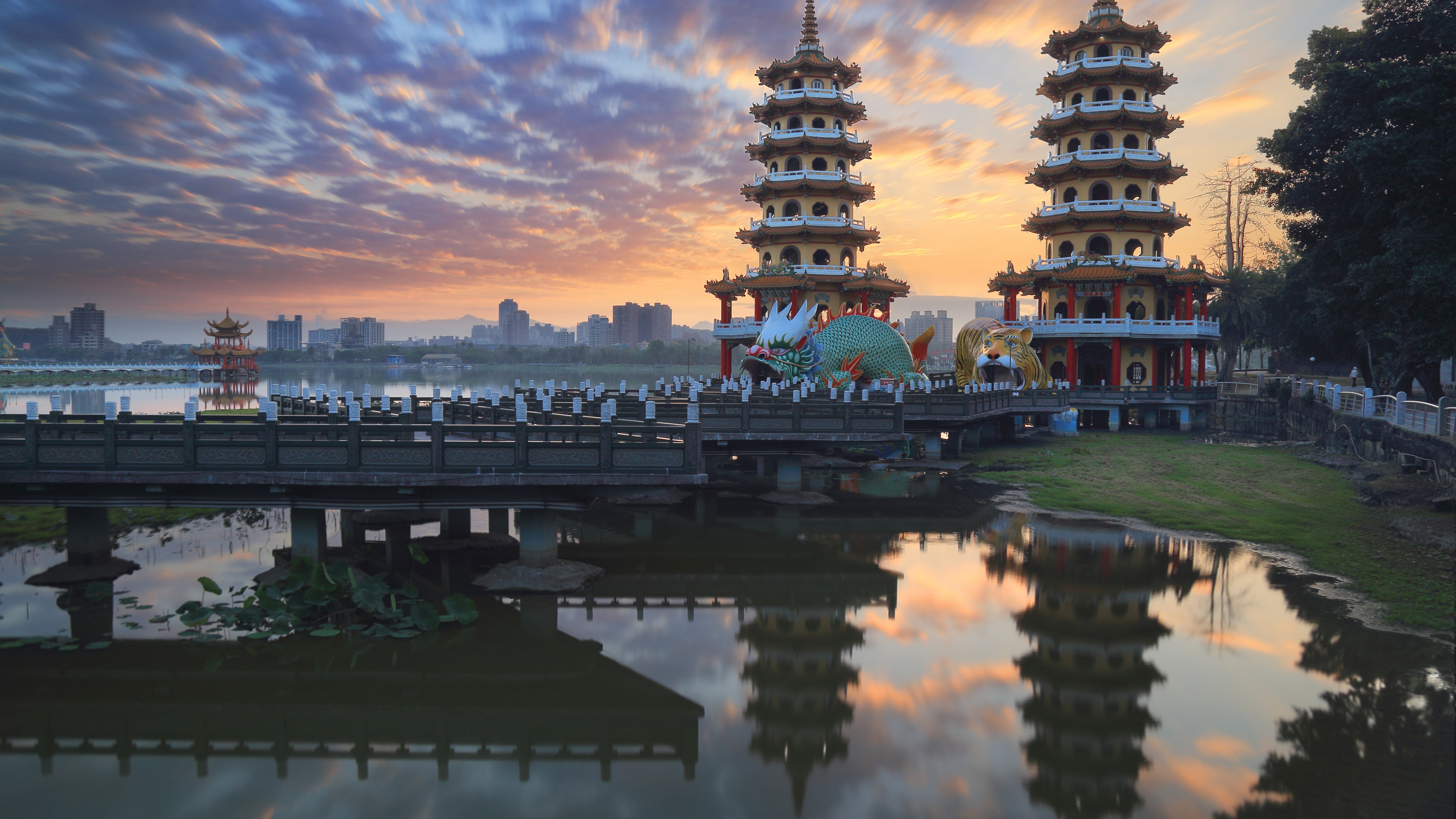 пагода, тигр, поездка