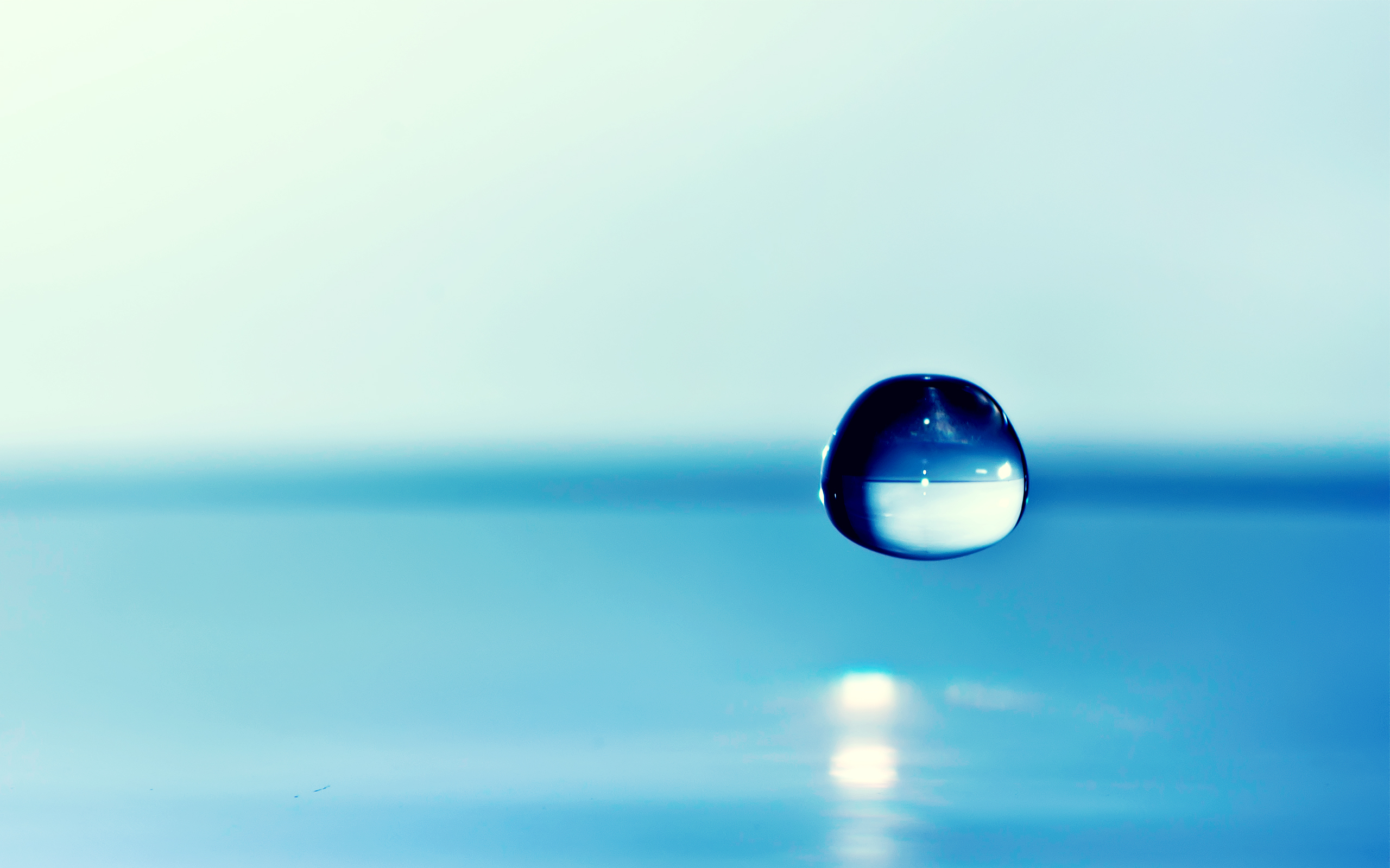капли, воды