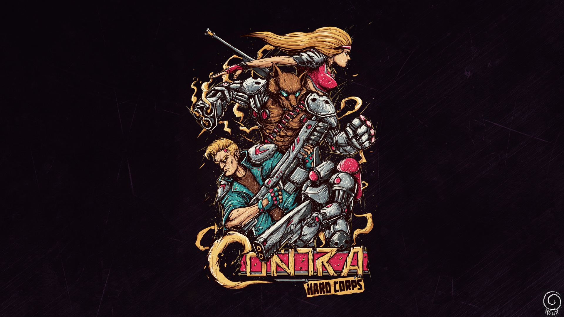 corps, contra, hard
