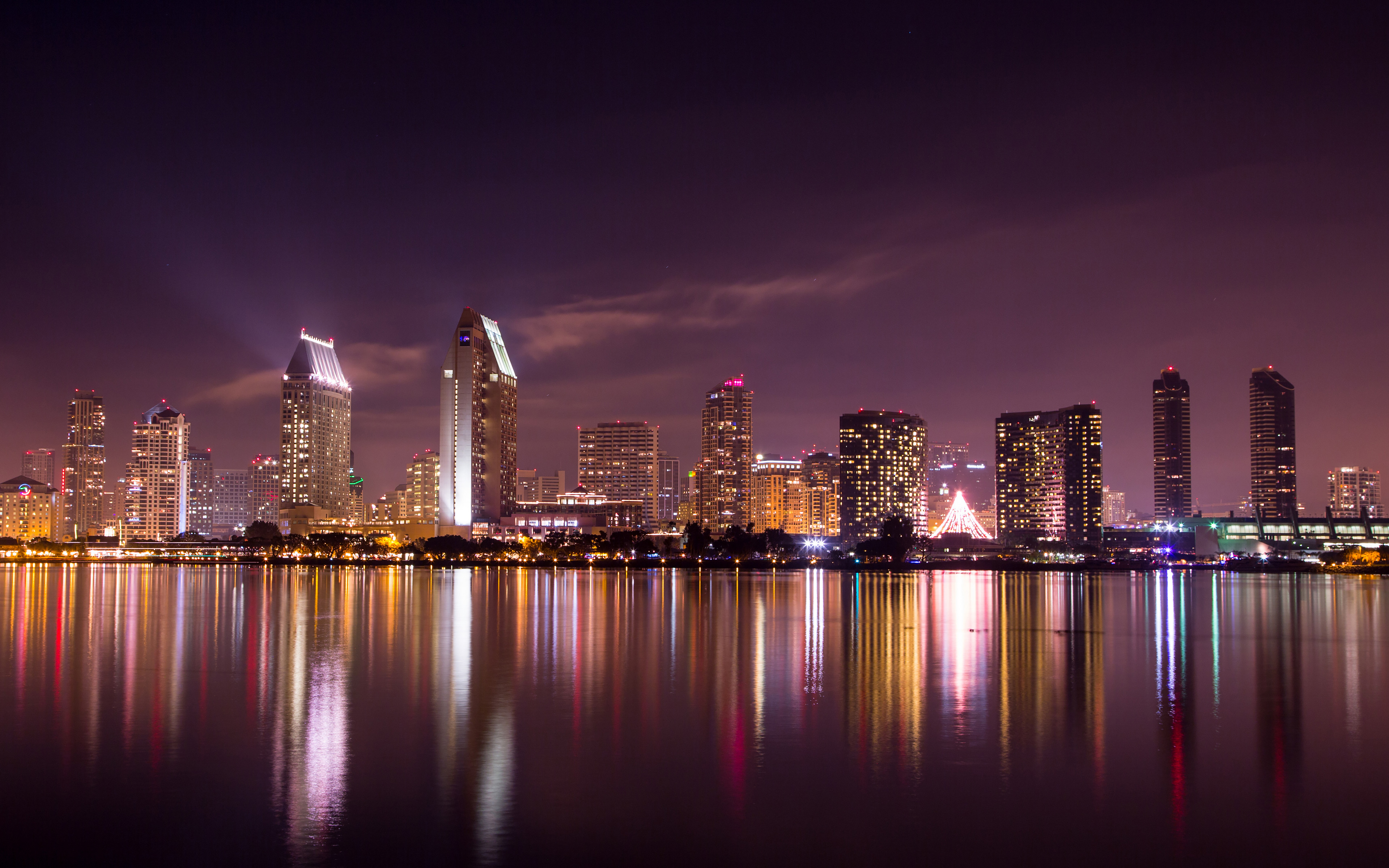 san, ночь, skyline