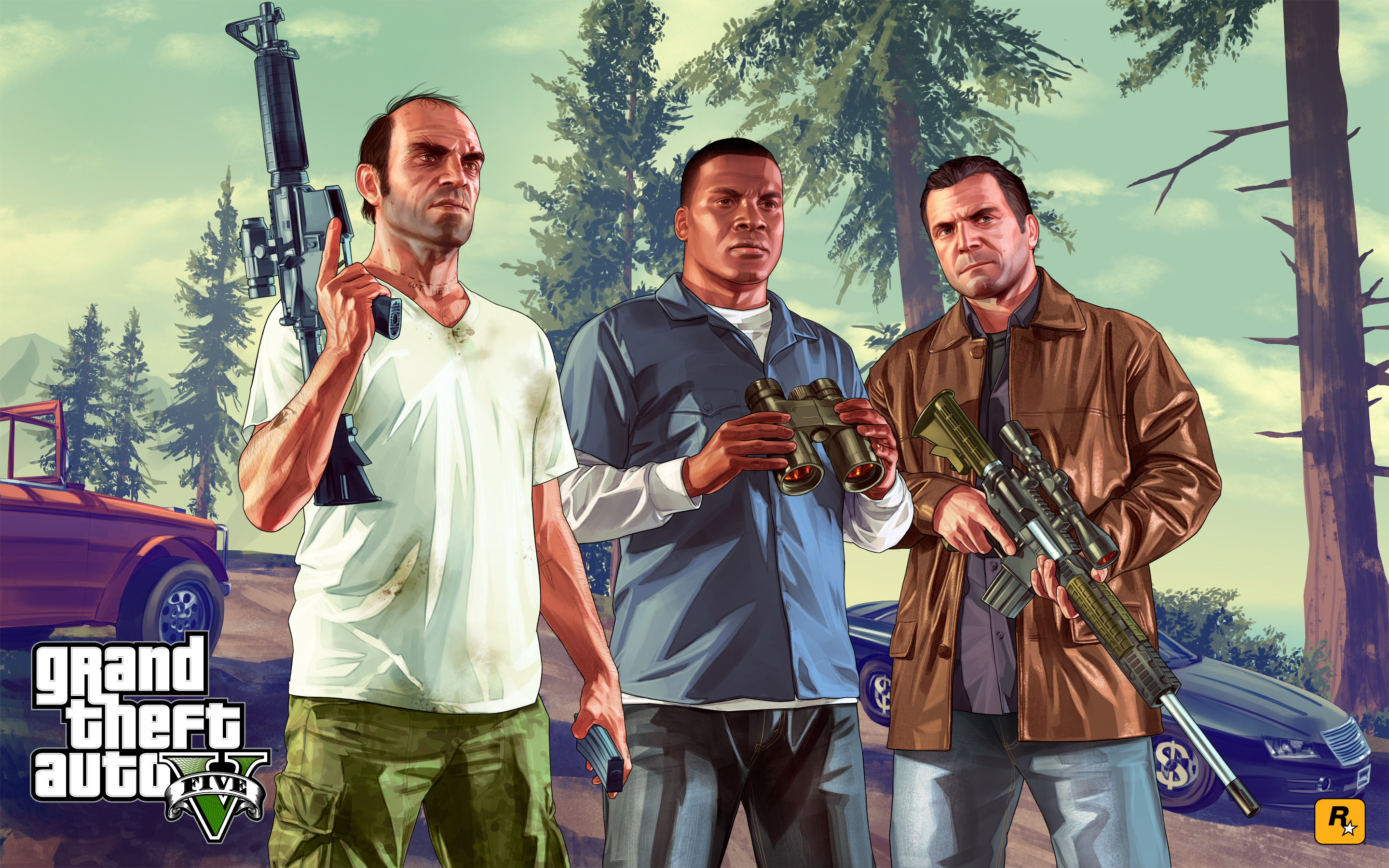 gta, Grand, кража No 119217 Разрешение 2880x1800