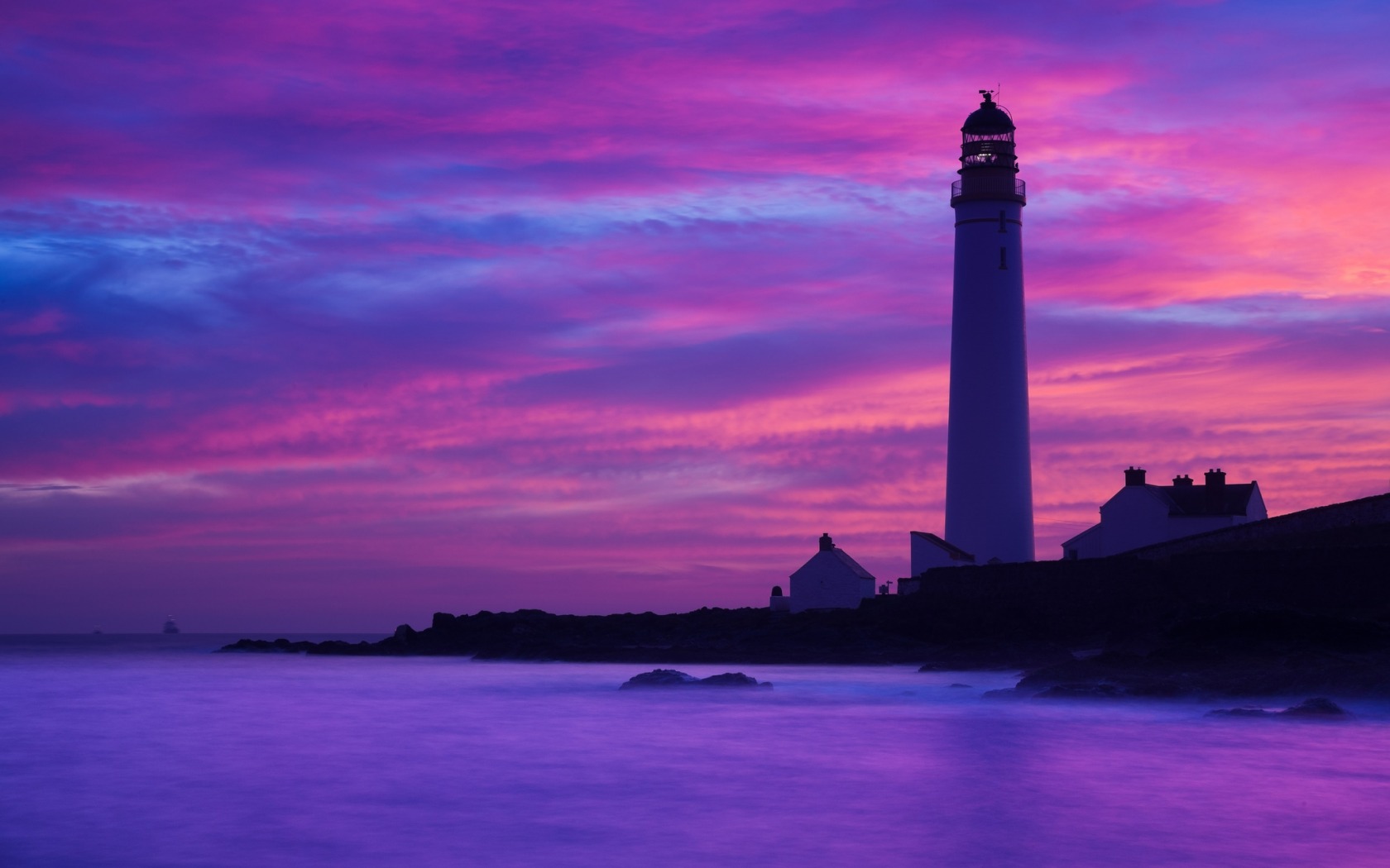 faro, atardecer