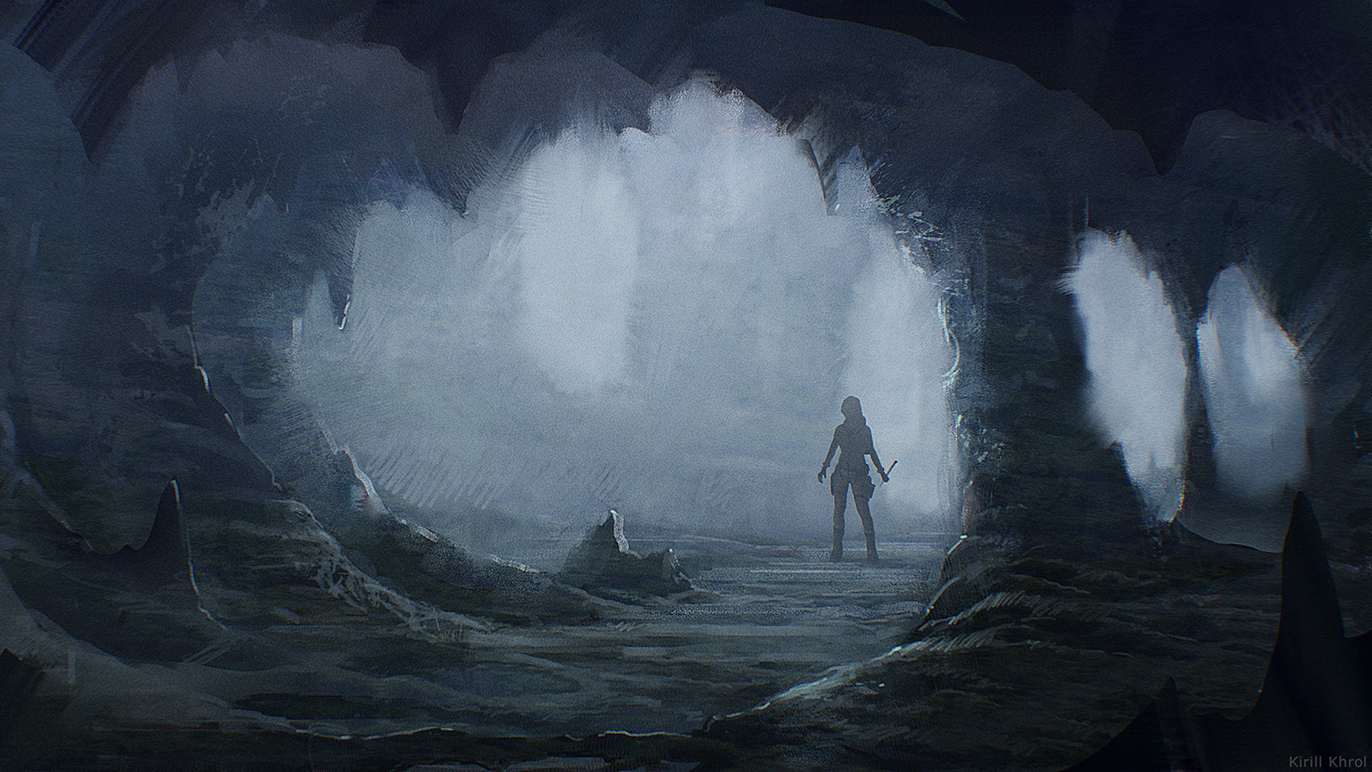 Призрак в пещере