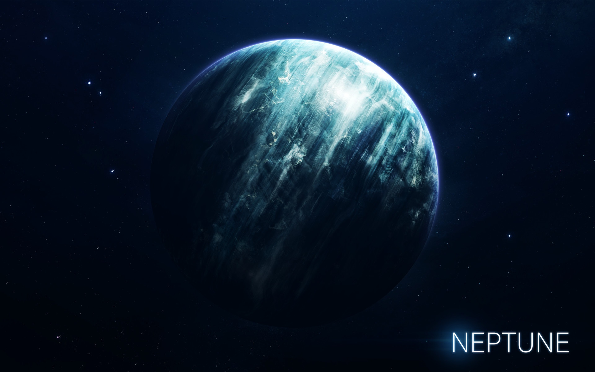 planet, neptune, солнечный