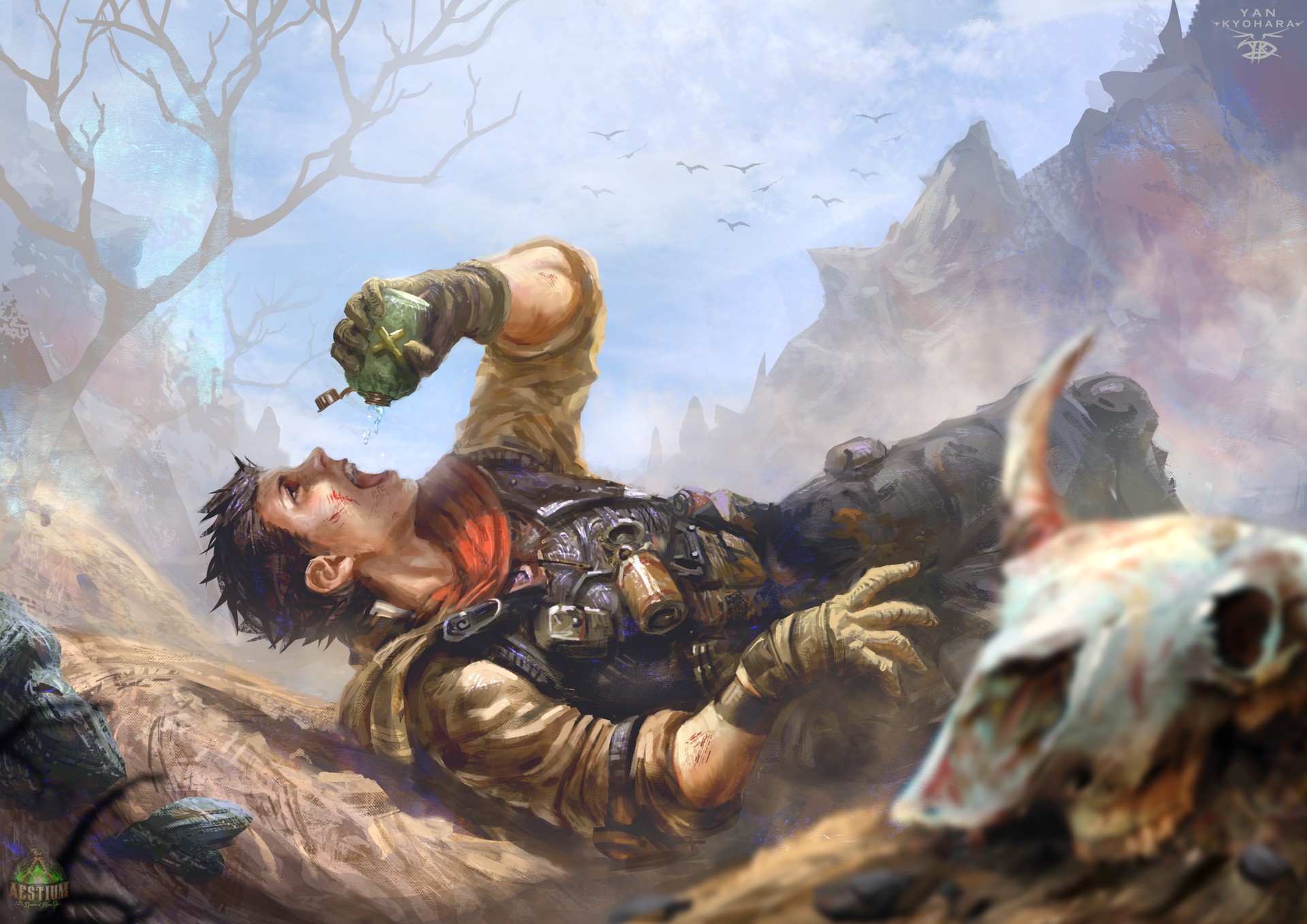 солдат, fantasy, artwork