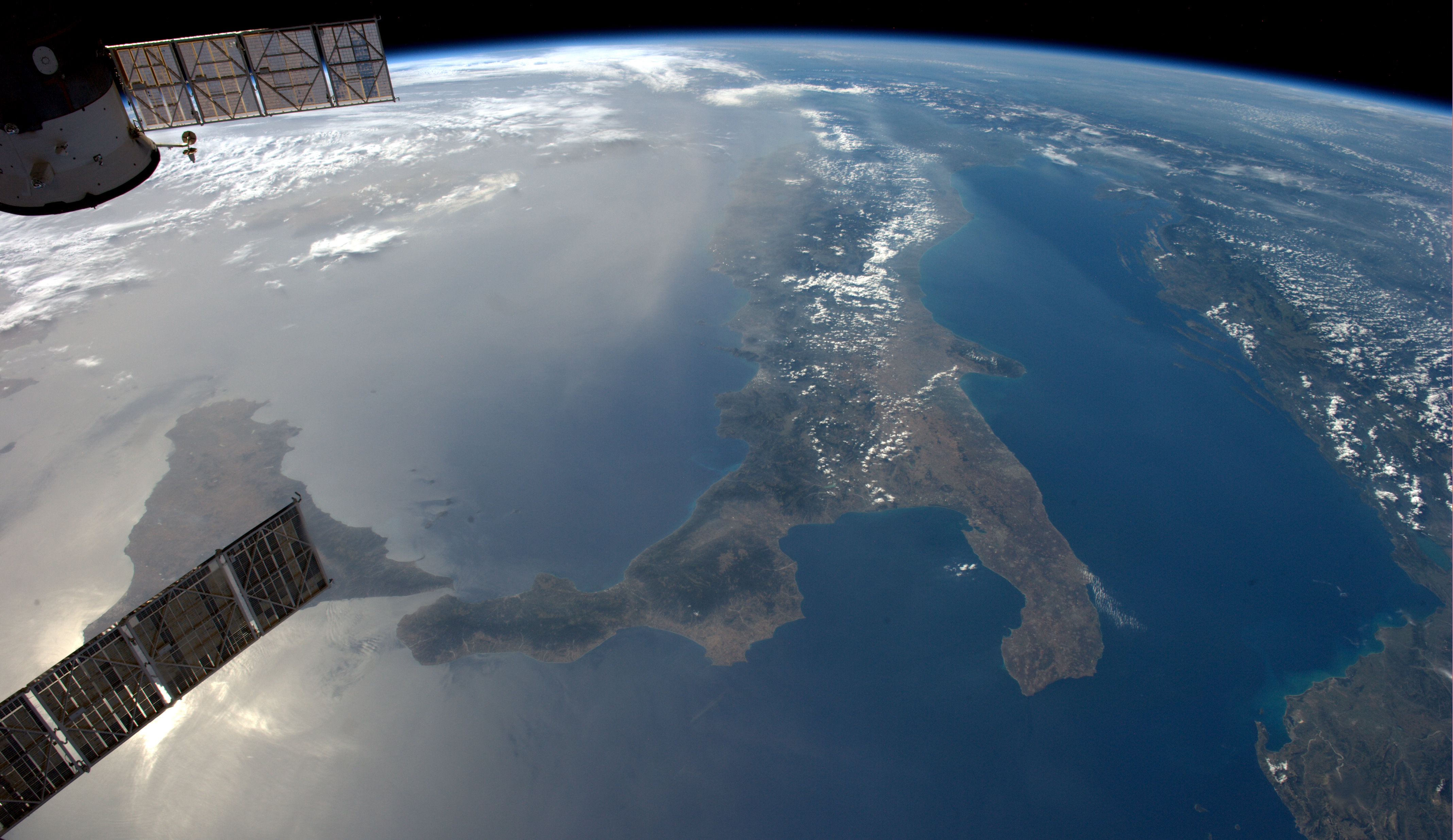dallo, spazio, earth