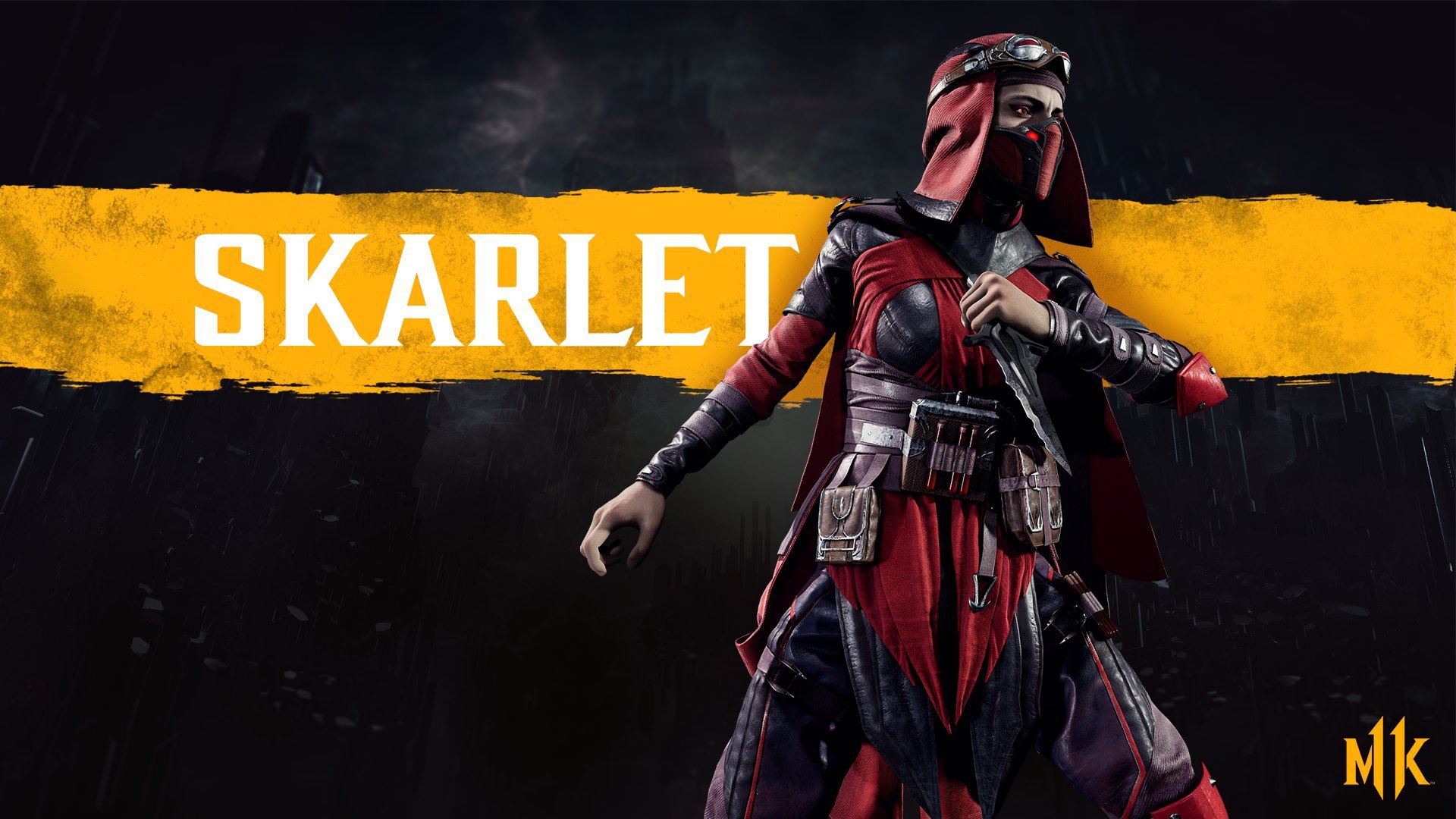kombat, mortal, skarleta