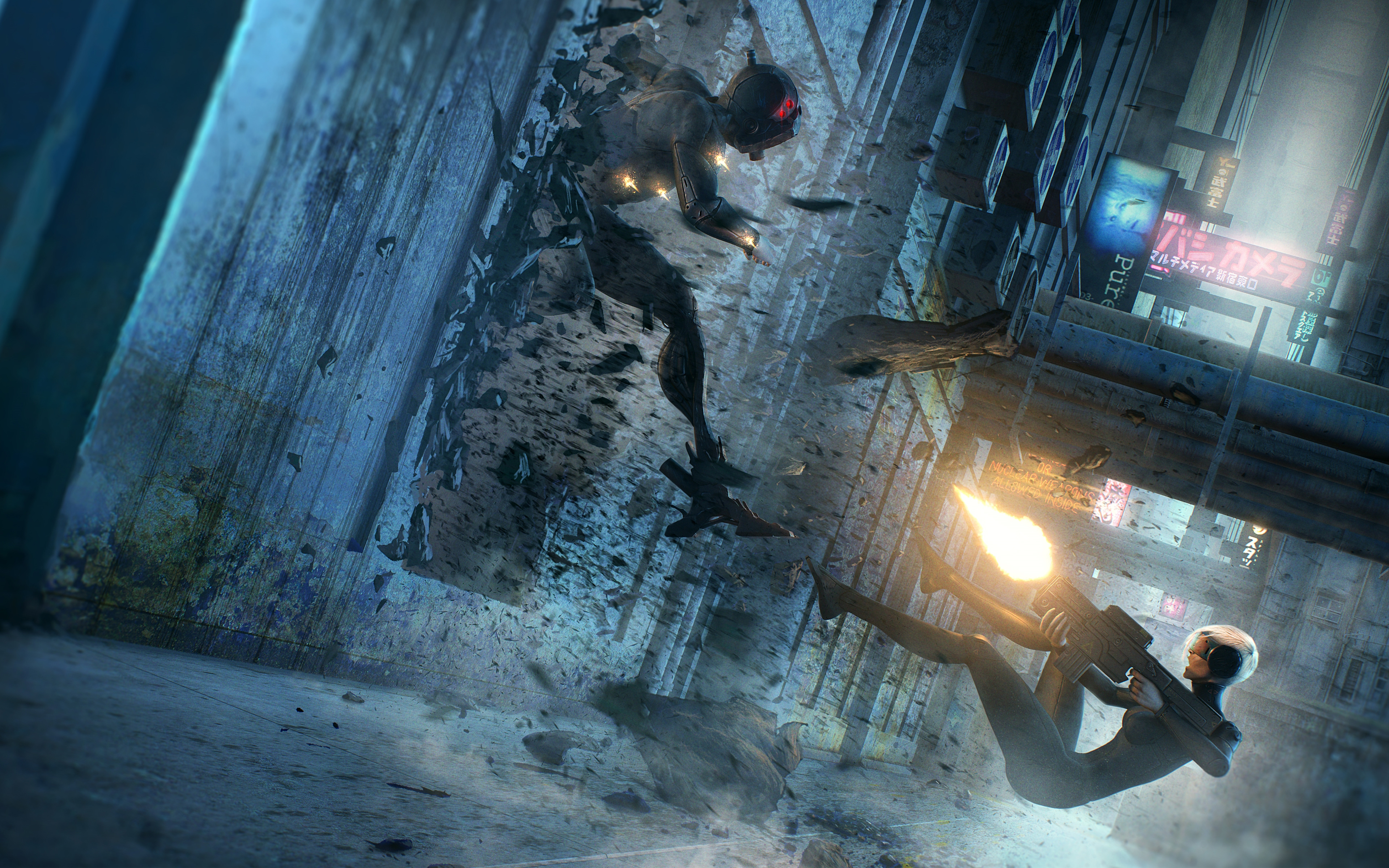 искусство, киборг, киберпанк