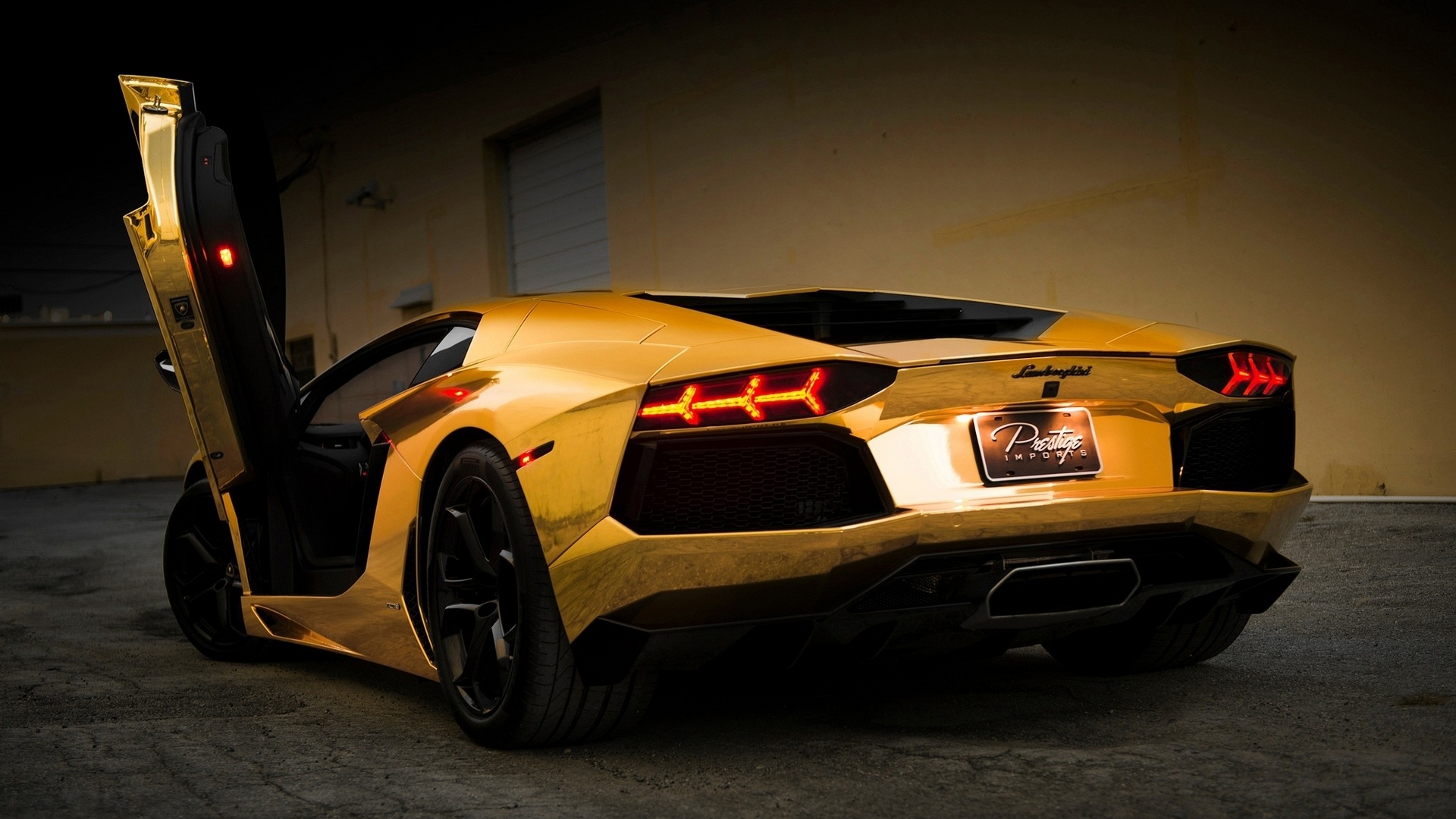 aventador, zheltai, спортивный автомобиль
