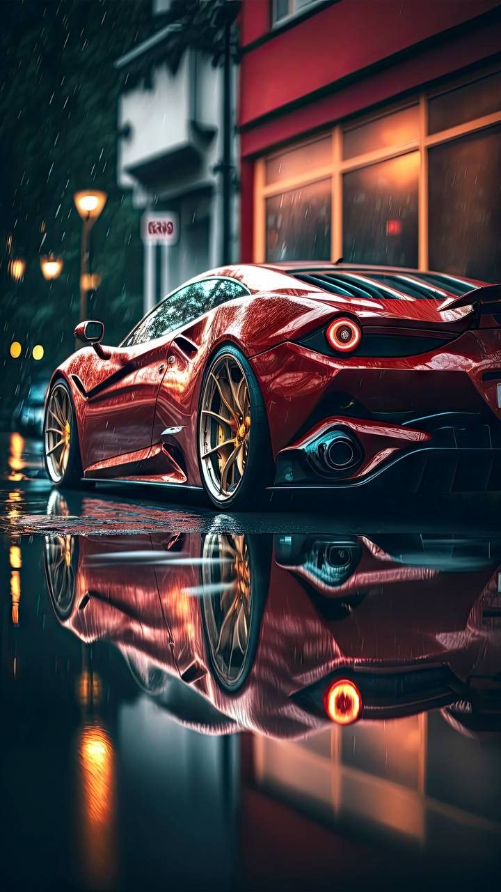 tiktok, ferrari, car
