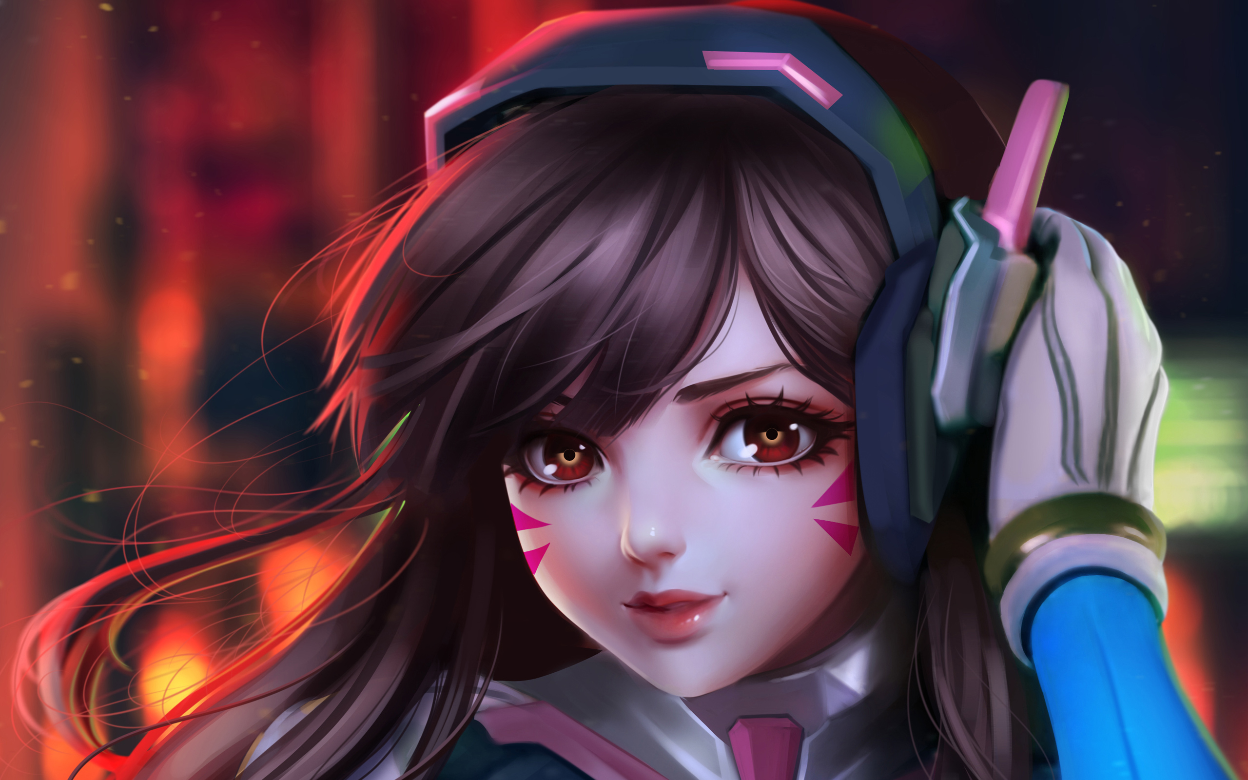 overwatch, dva, настольный