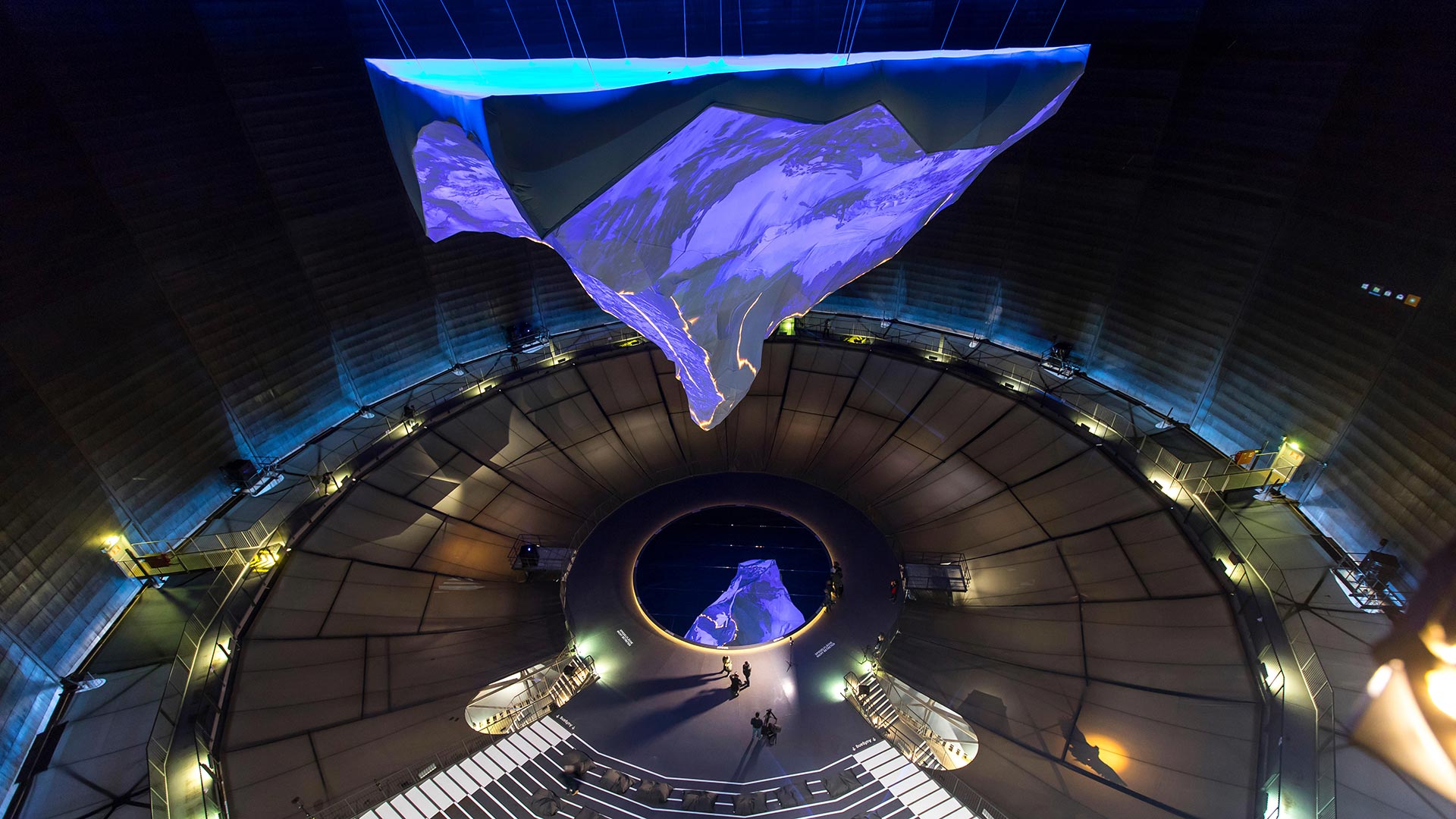 berg, gasometer, ruft