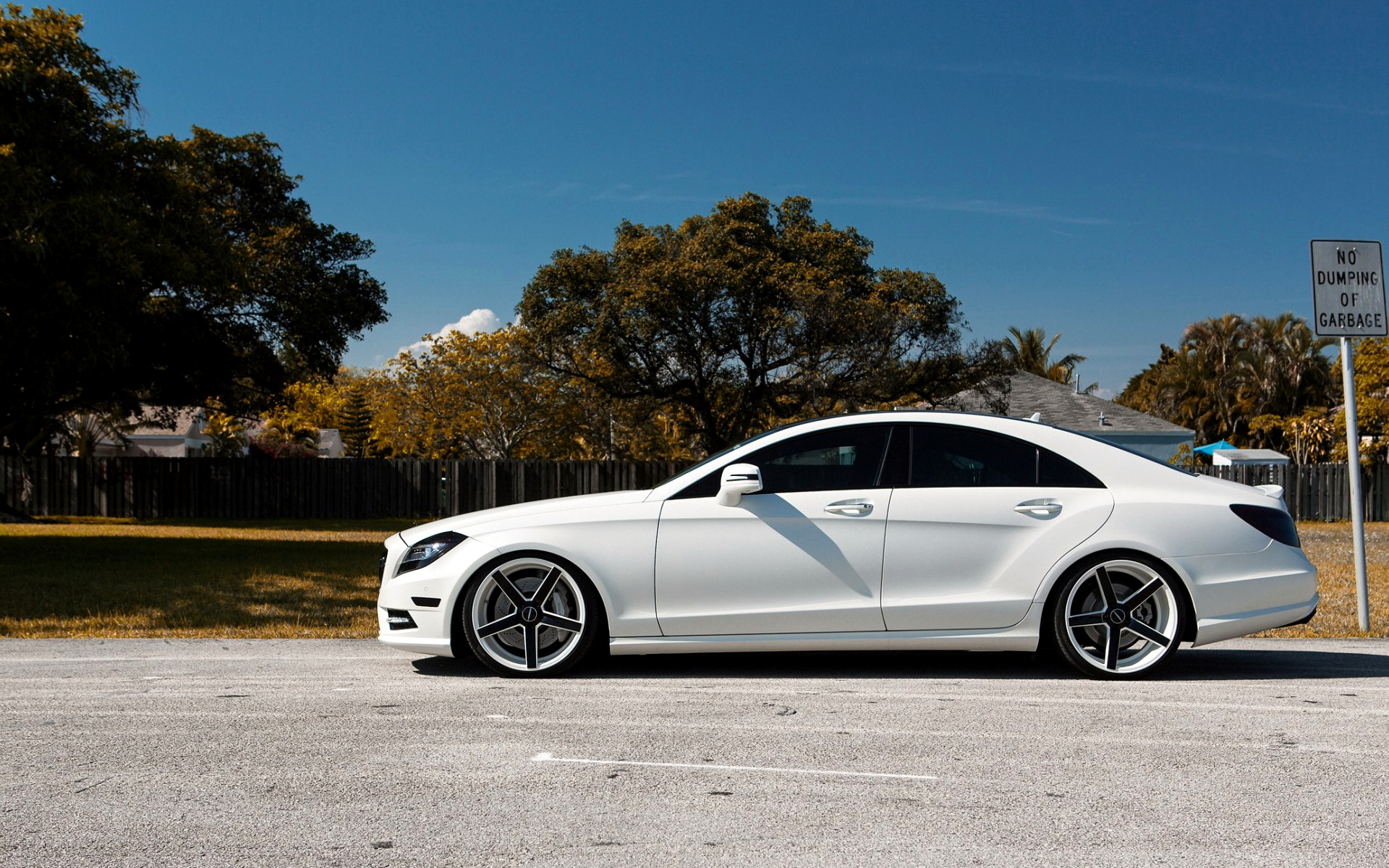 cls, white, mercedes