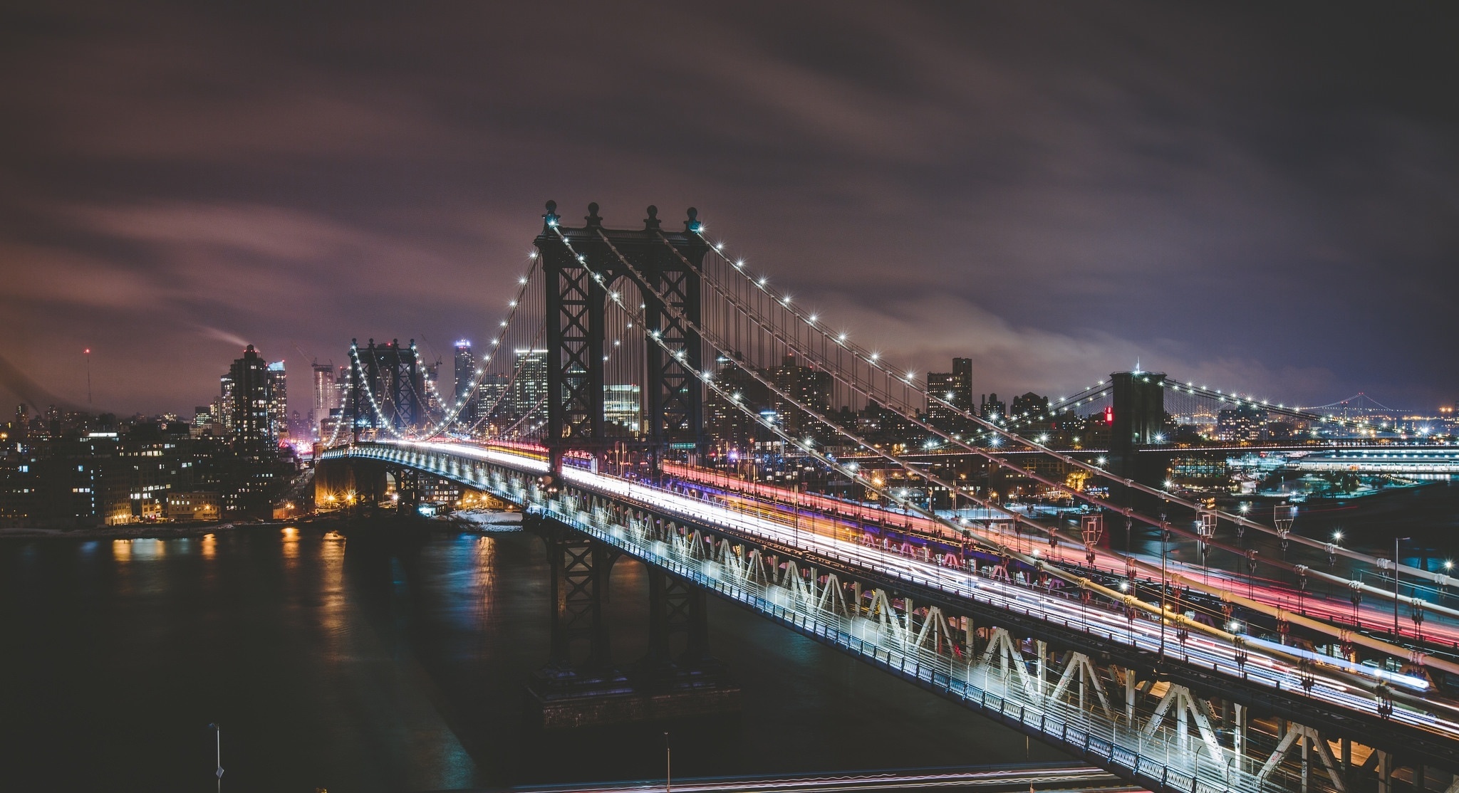 мост, manhattan, york