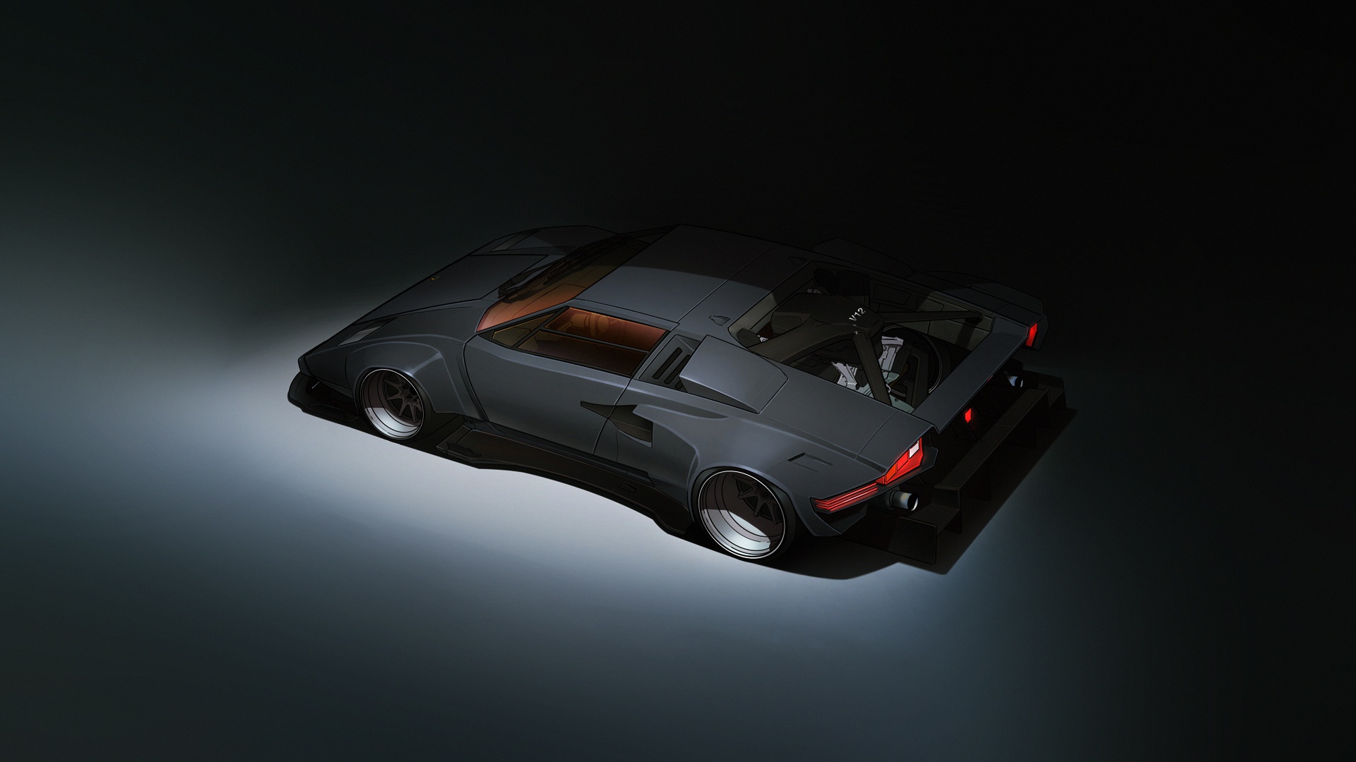 Lamborghini Countach РѕР±РѕРё 1920 1080