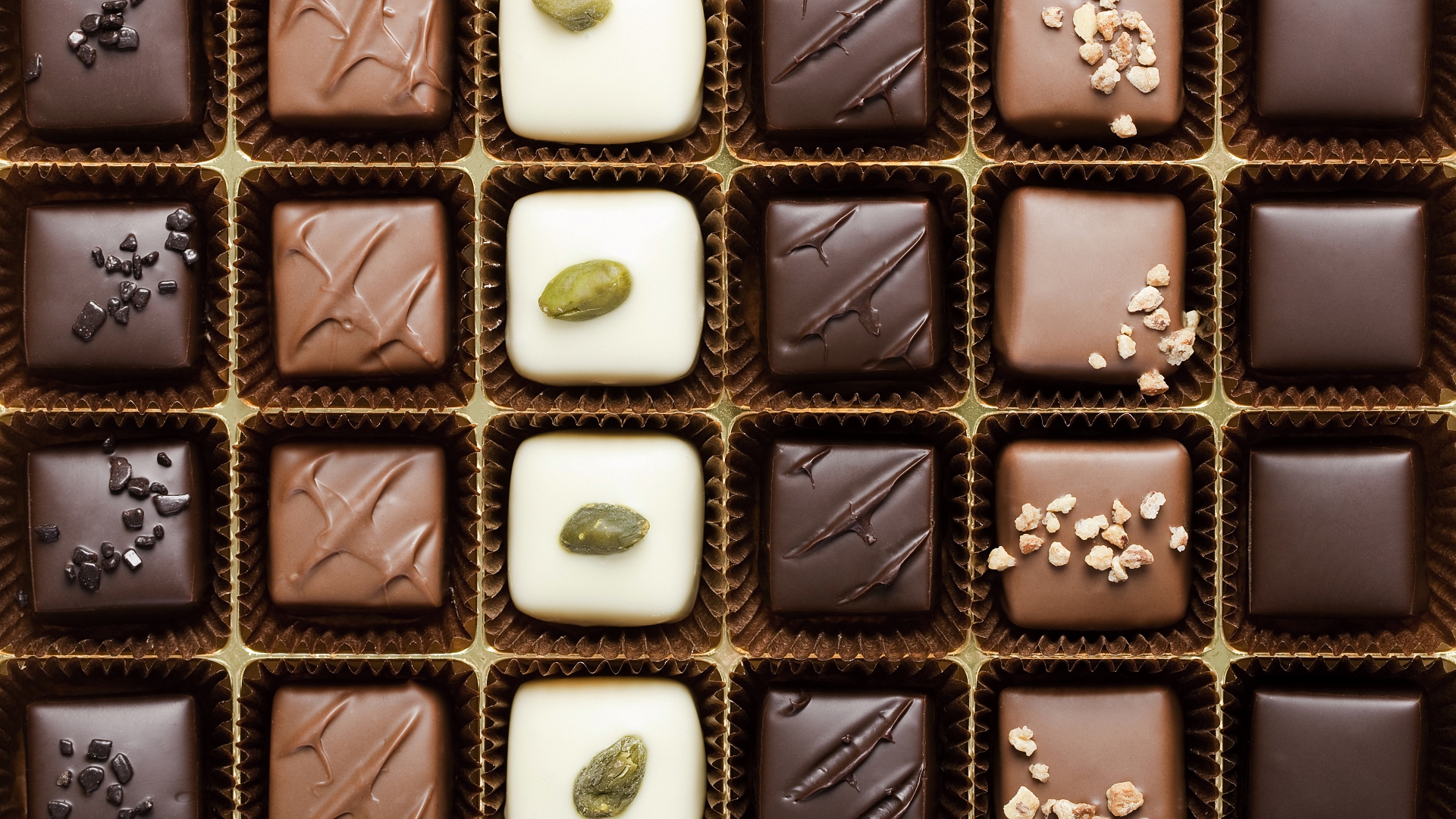 шоколад, цвет, коробка