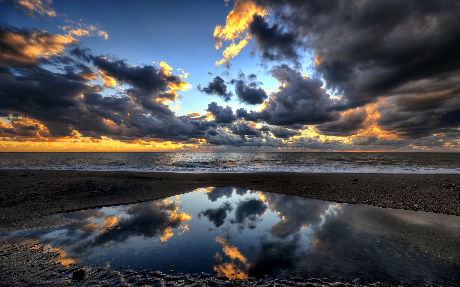 pantalla, cielo