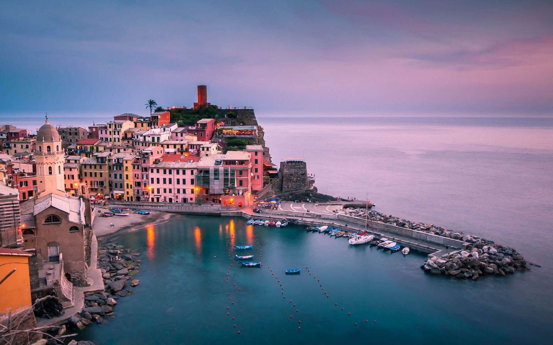 город, vernazza, italy