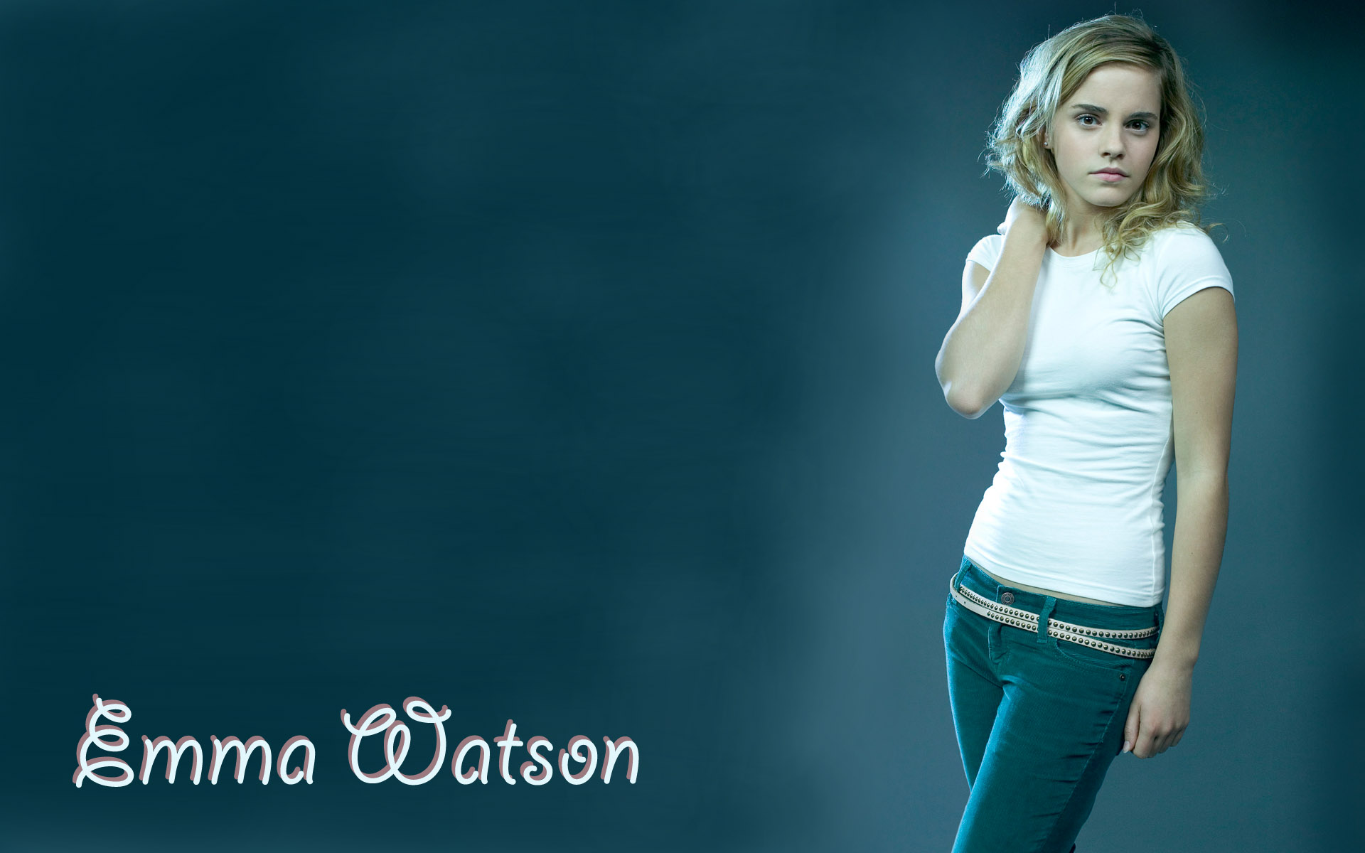 emma, watson, белый Номер 116894 Разрешение 1920x1200