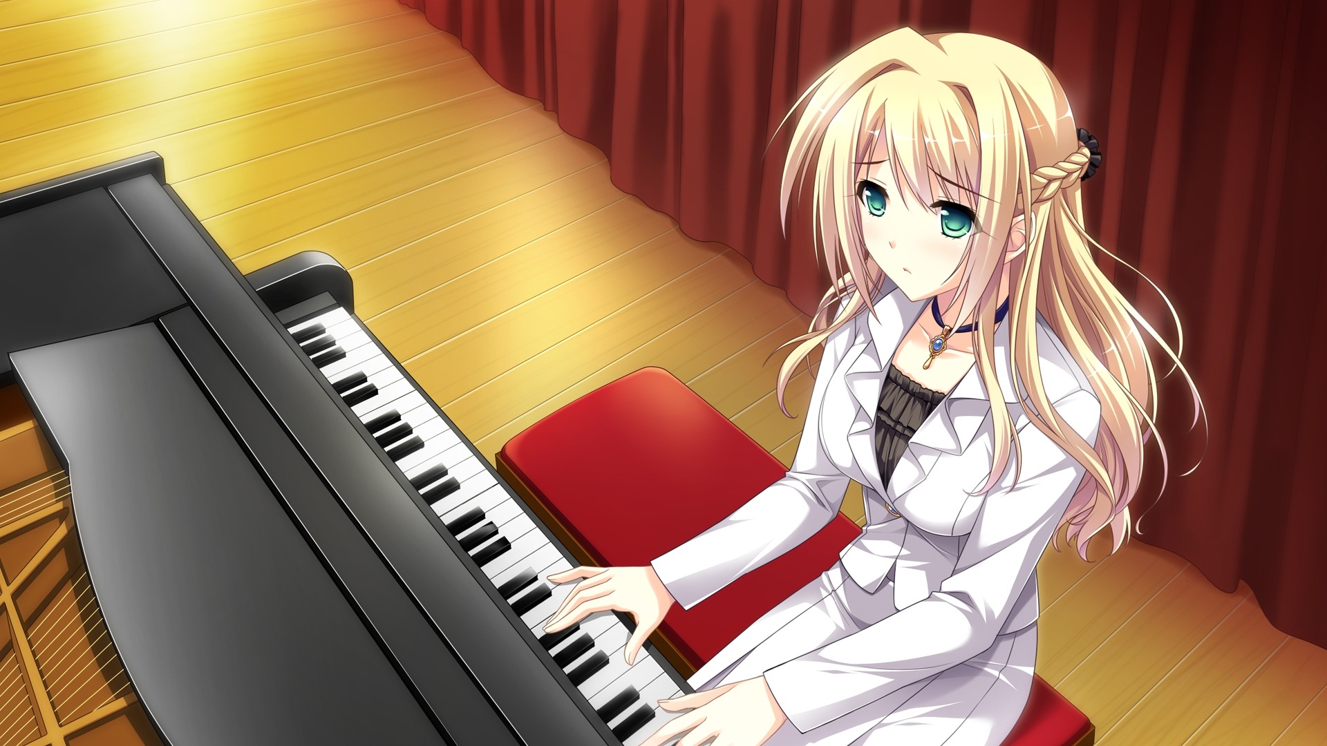 Девочка и пианино загрузить